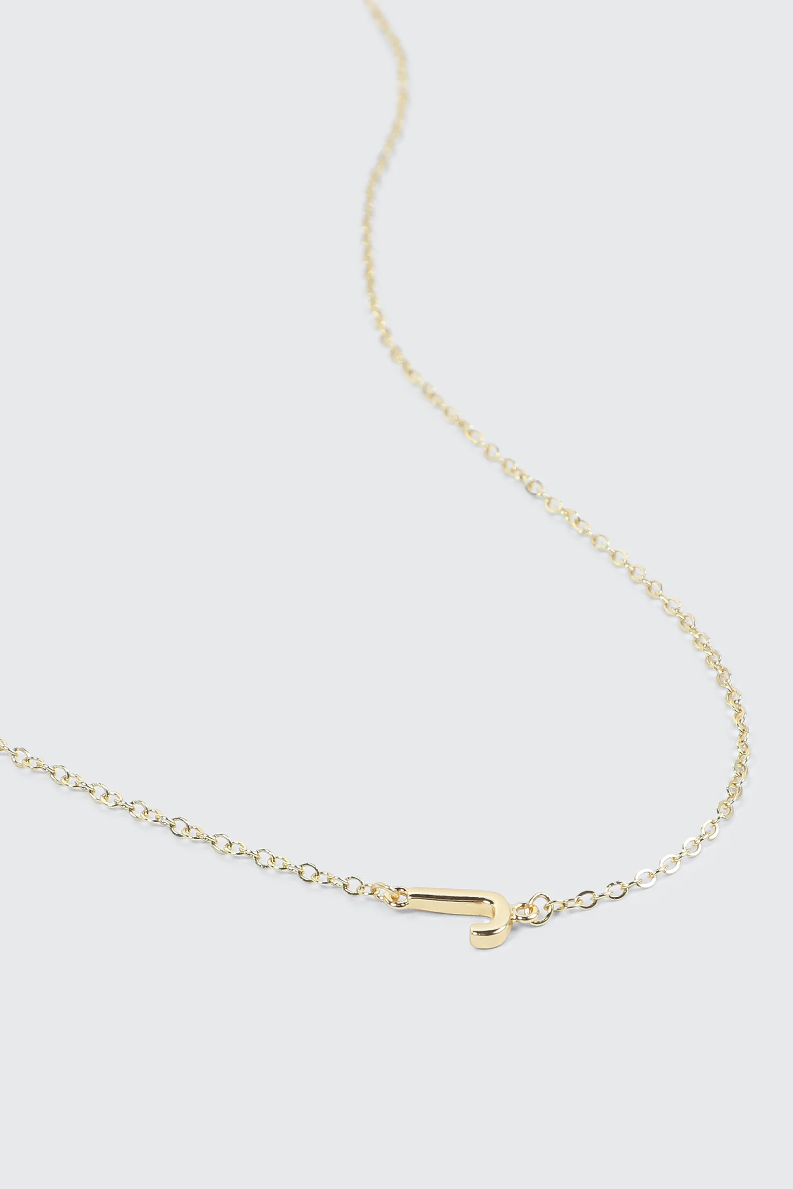 14K Gold Plated Initial J Necklace - Image 3
