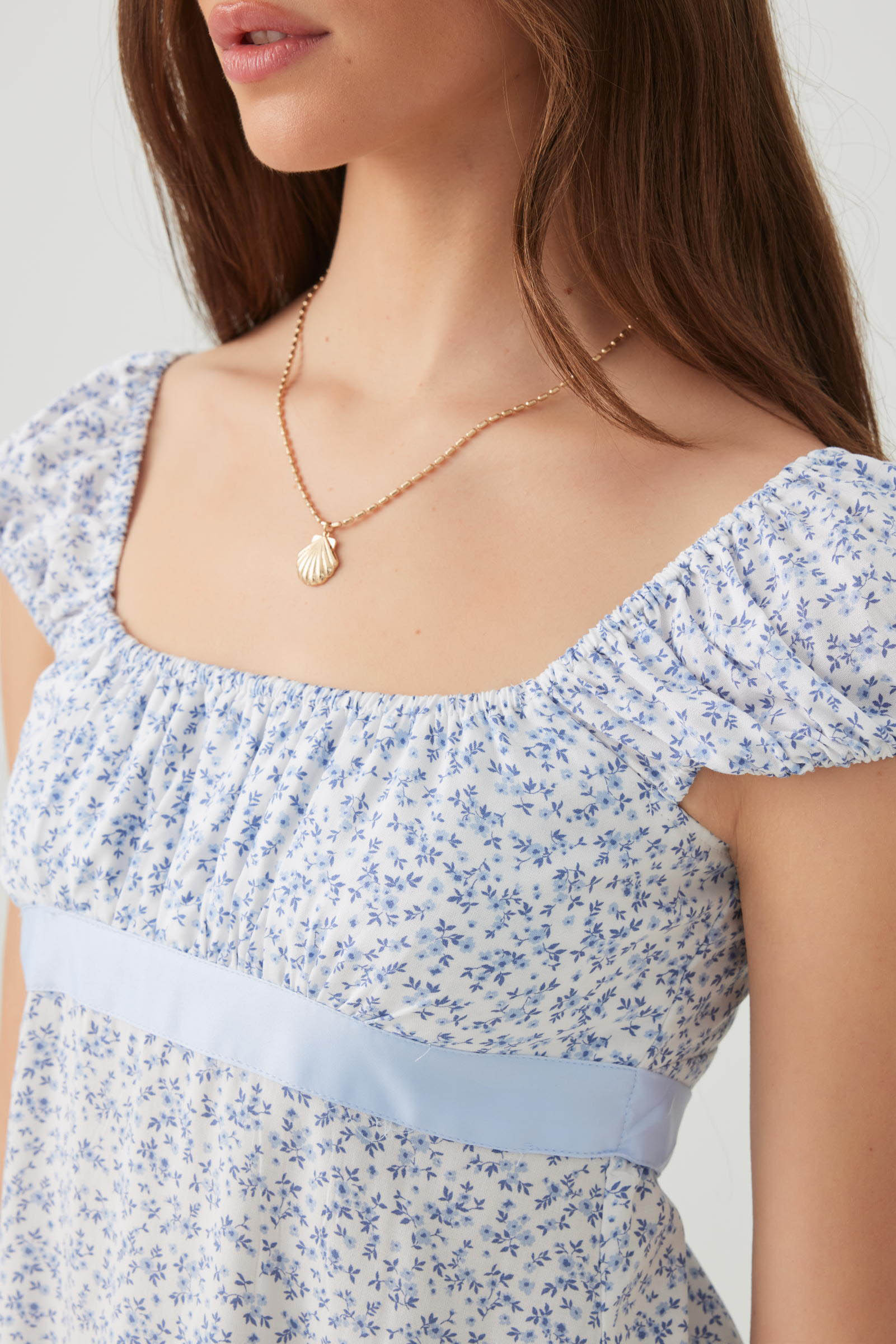 Babydoll Top with Satin Ribbon - Image 3