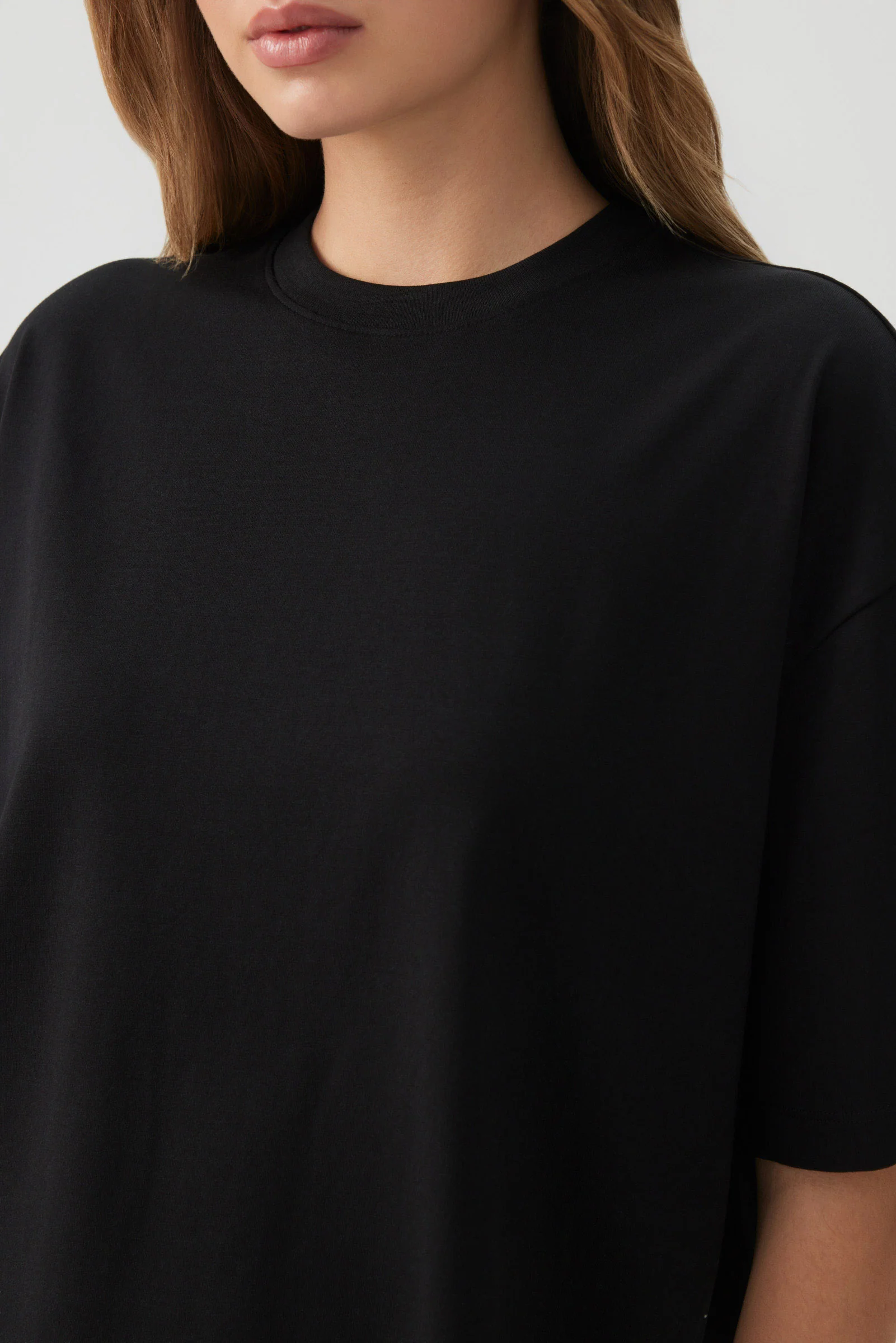 Basic Oversized Short Sleeve T-Shirt - Image 3