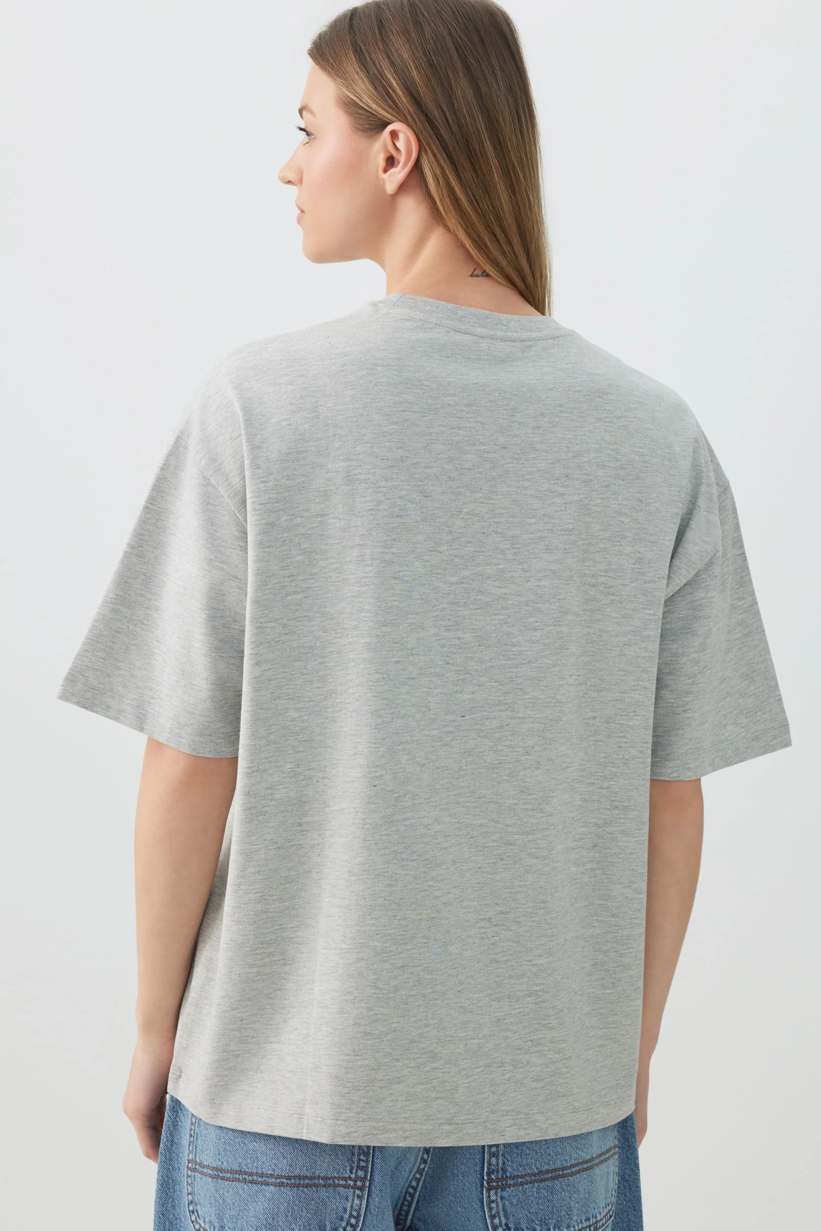 Basic Oversized Short Sleeve T-Shirt - Image 4