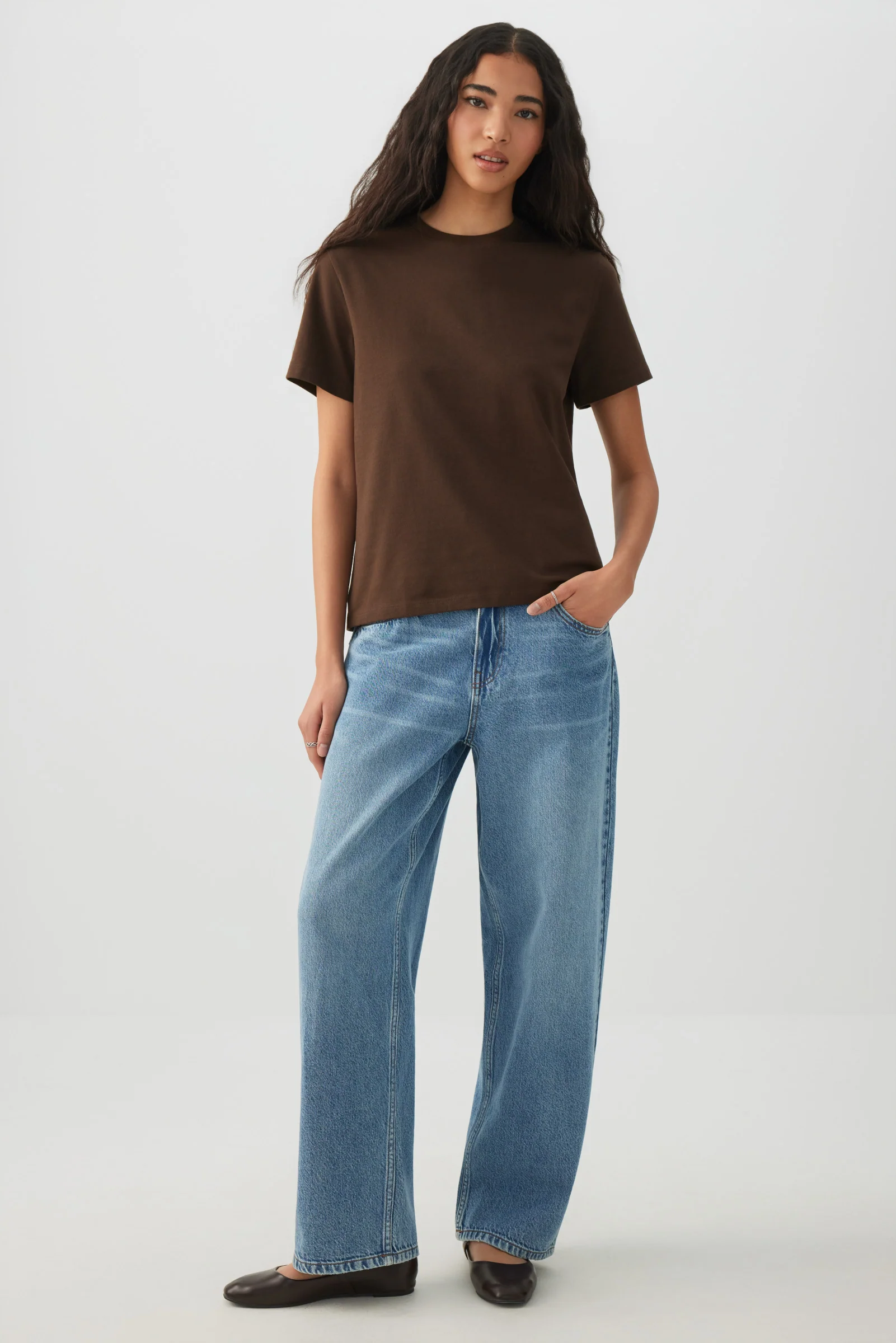 Basic Relaxed Short Sleeve T-Shirt - Image 3