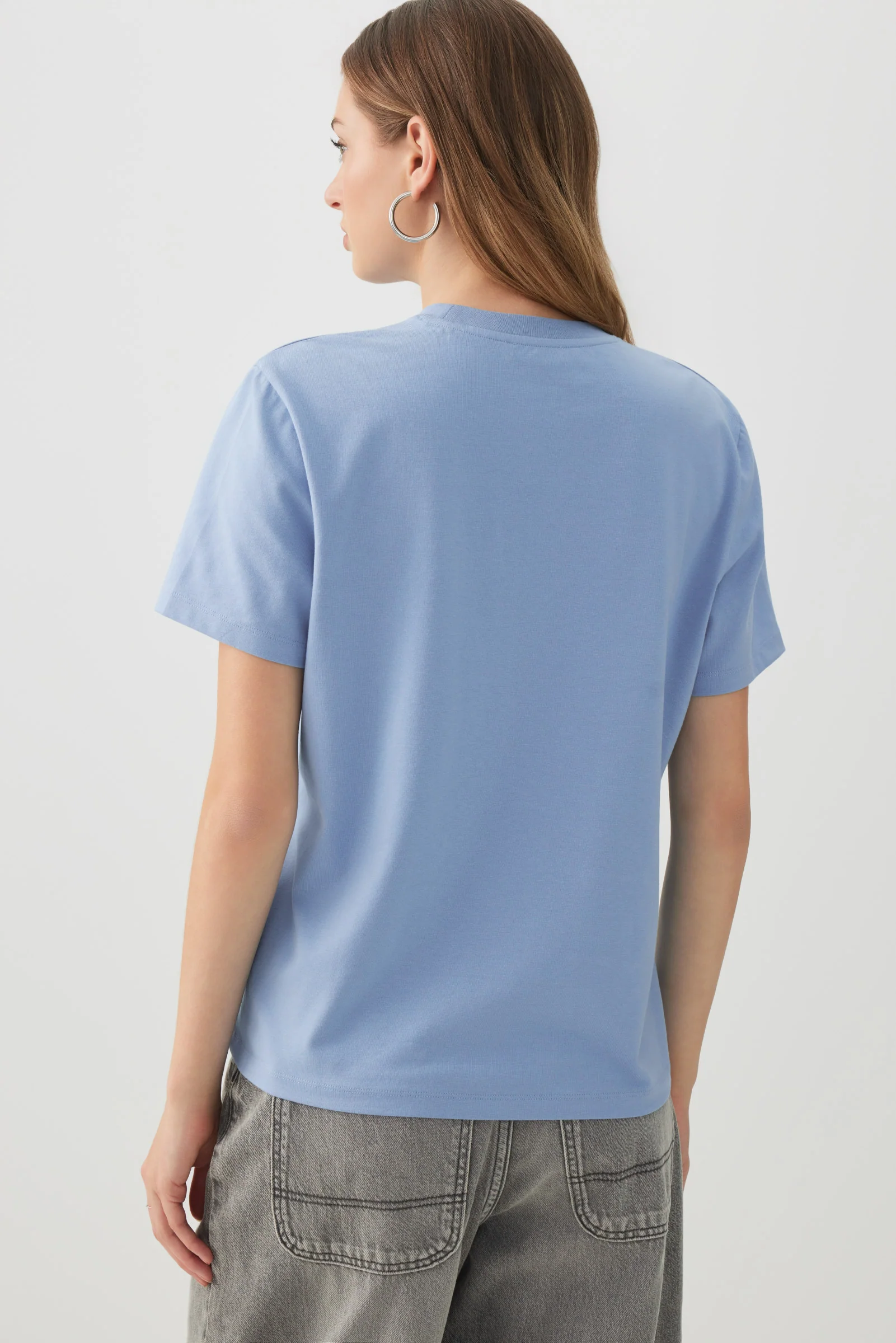 Basic Relaxed Short Sleeve T-Shirt - Image 4