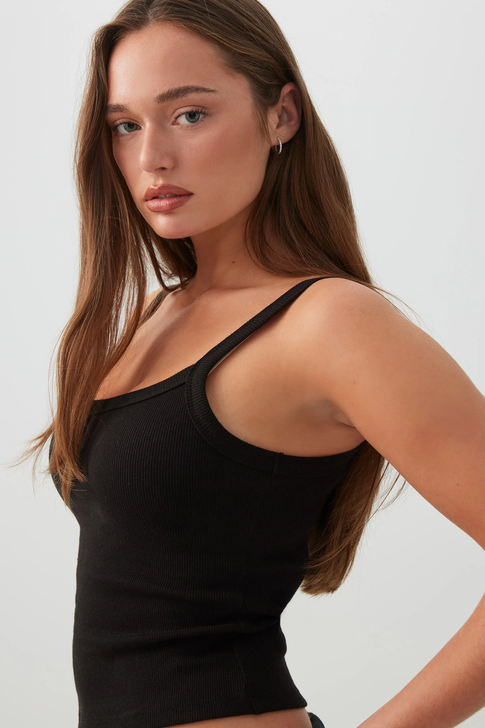 Basic Scoop Neck Short Tank - Image 3