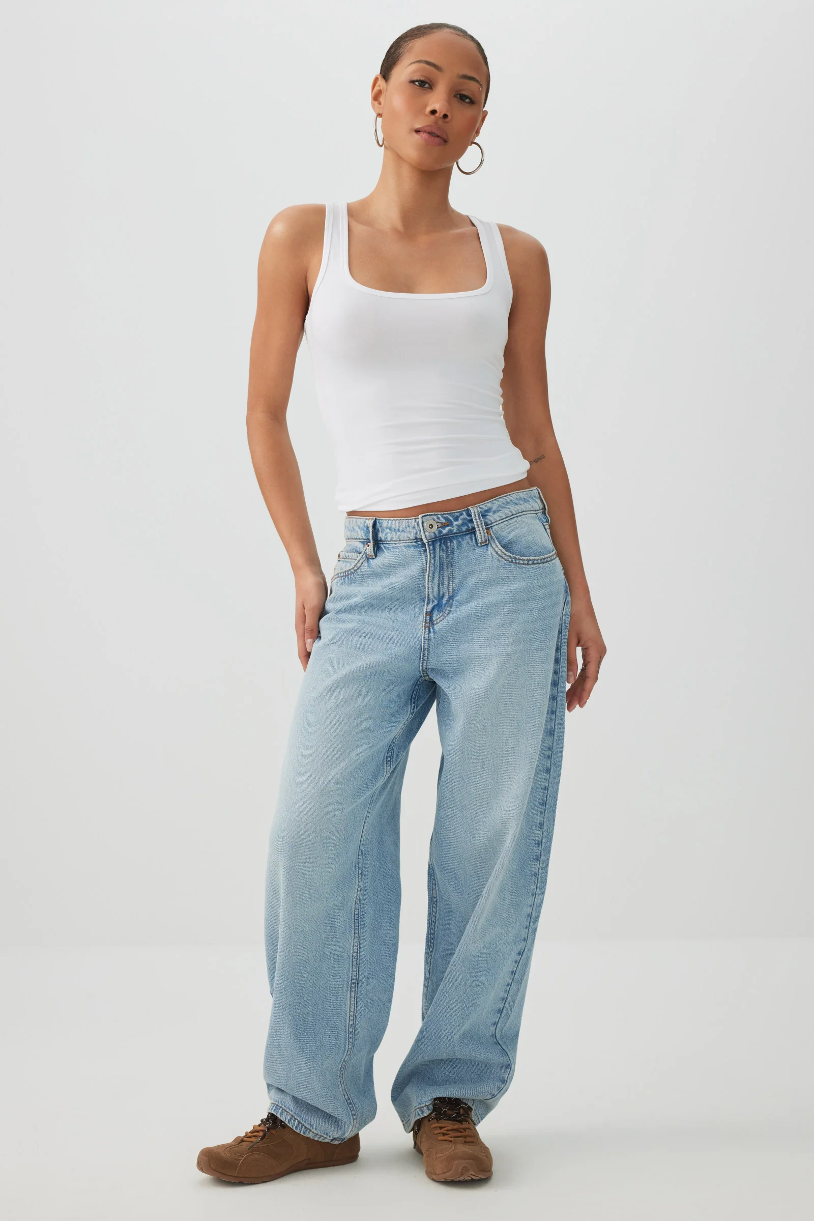 Basic Super Soft Racerback Tank Top - Image 3