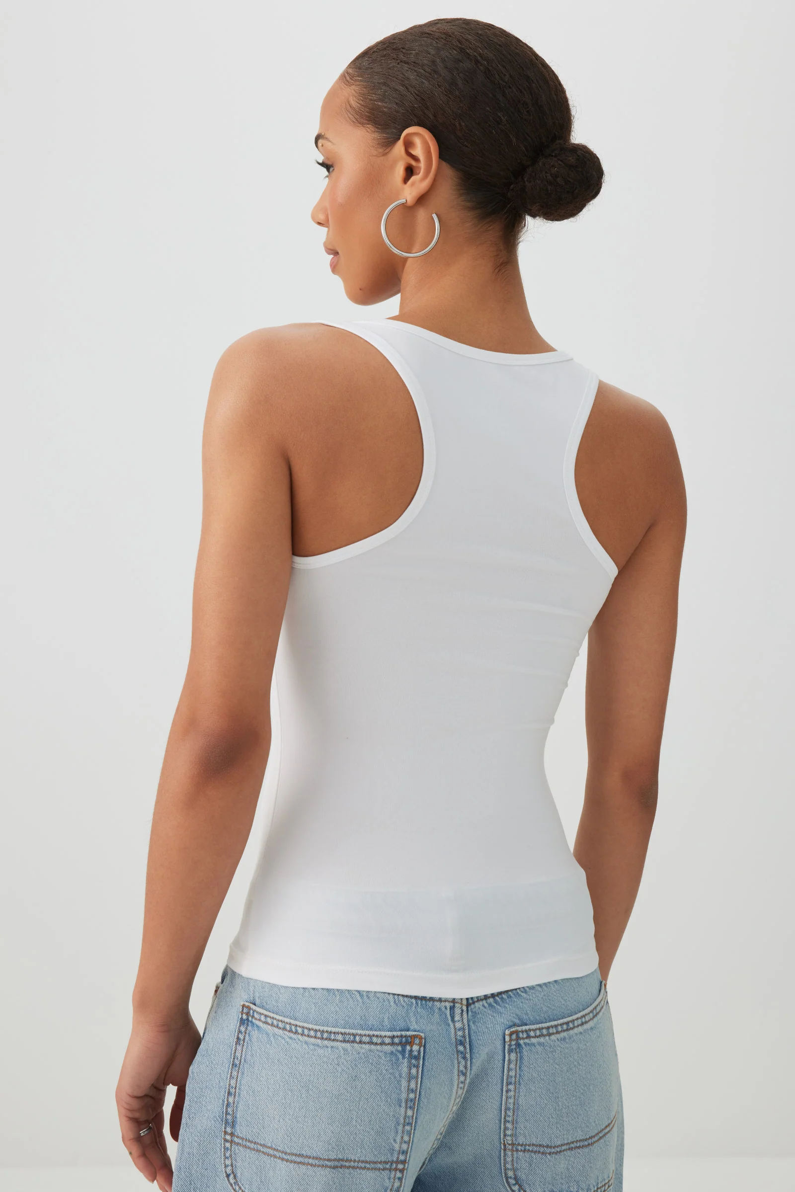 Basic Super Soft Racerback Tank Top - Image 4