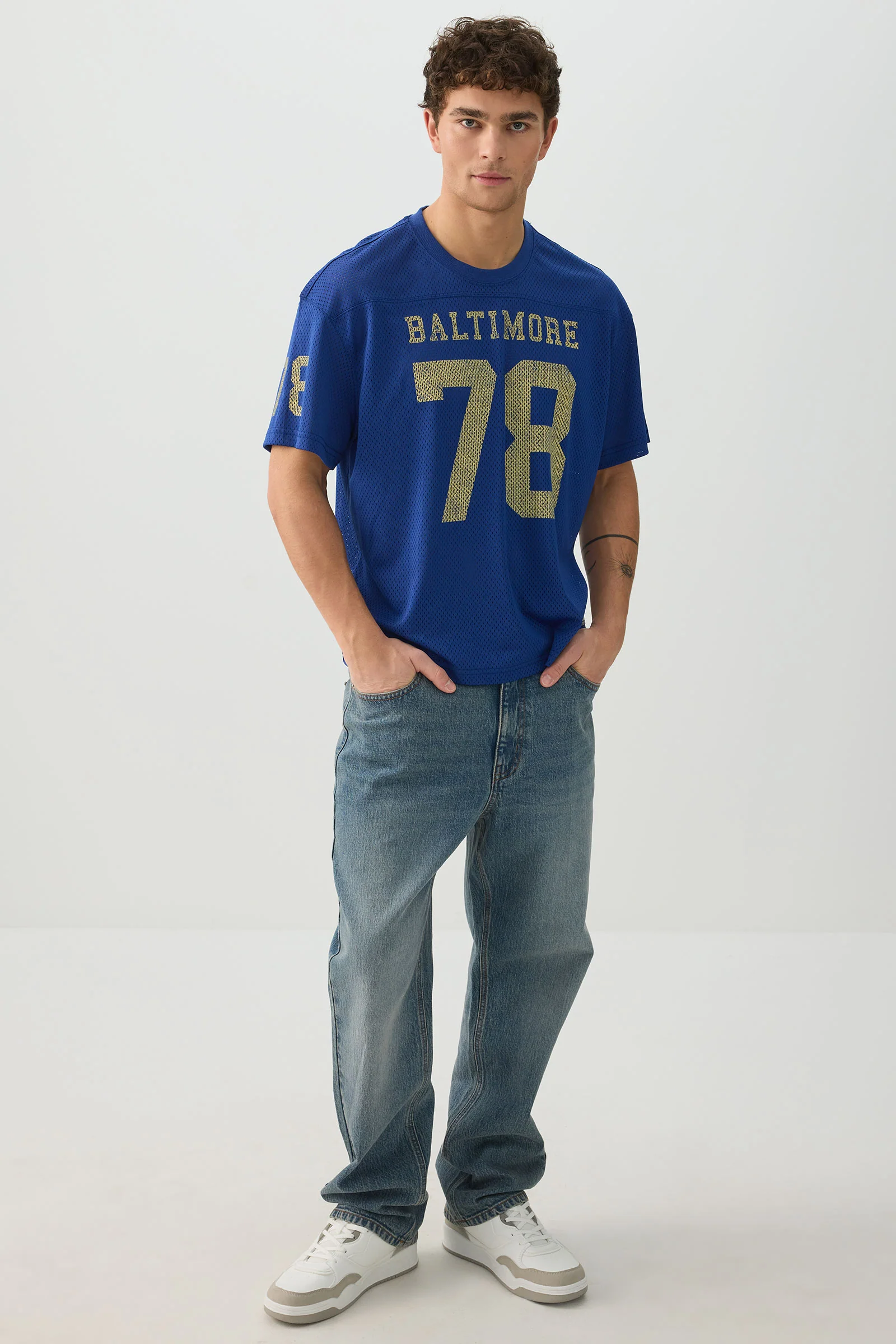 Boxy Mesh Sports Jersey - Image 3