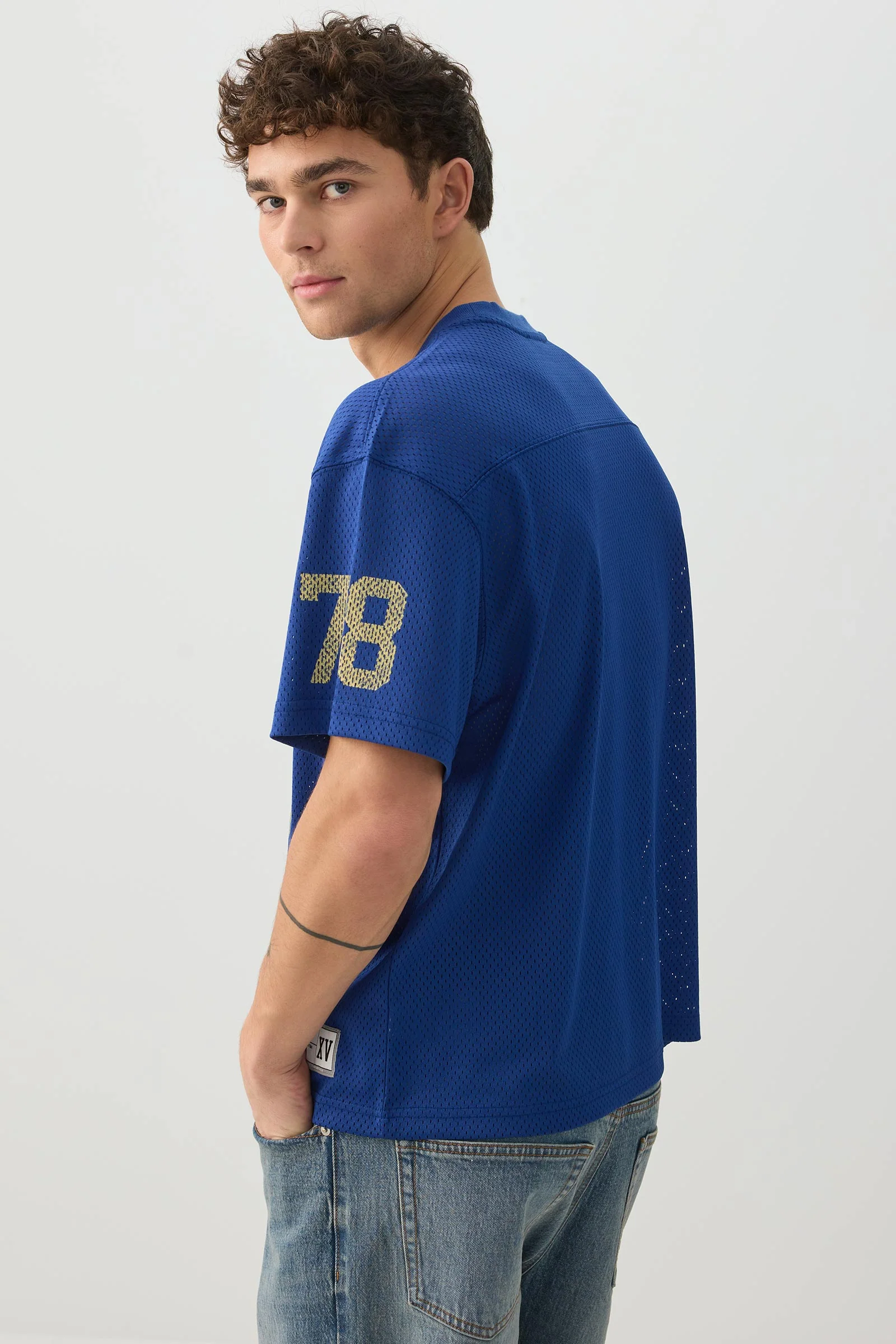 Boxy Mesh Sports Jersey - Image 4