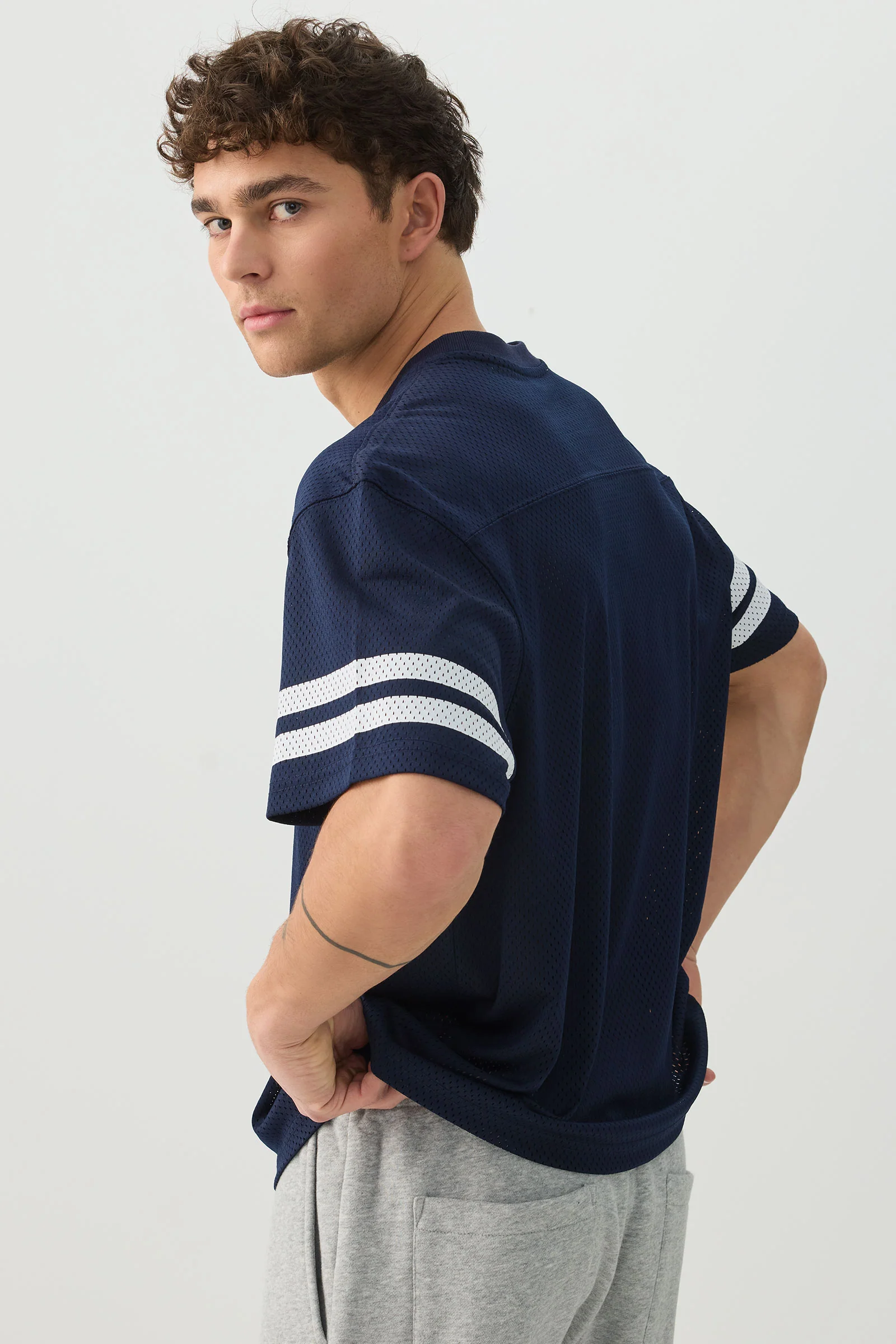 Boxy Mesh Sports Jersey - Image 4