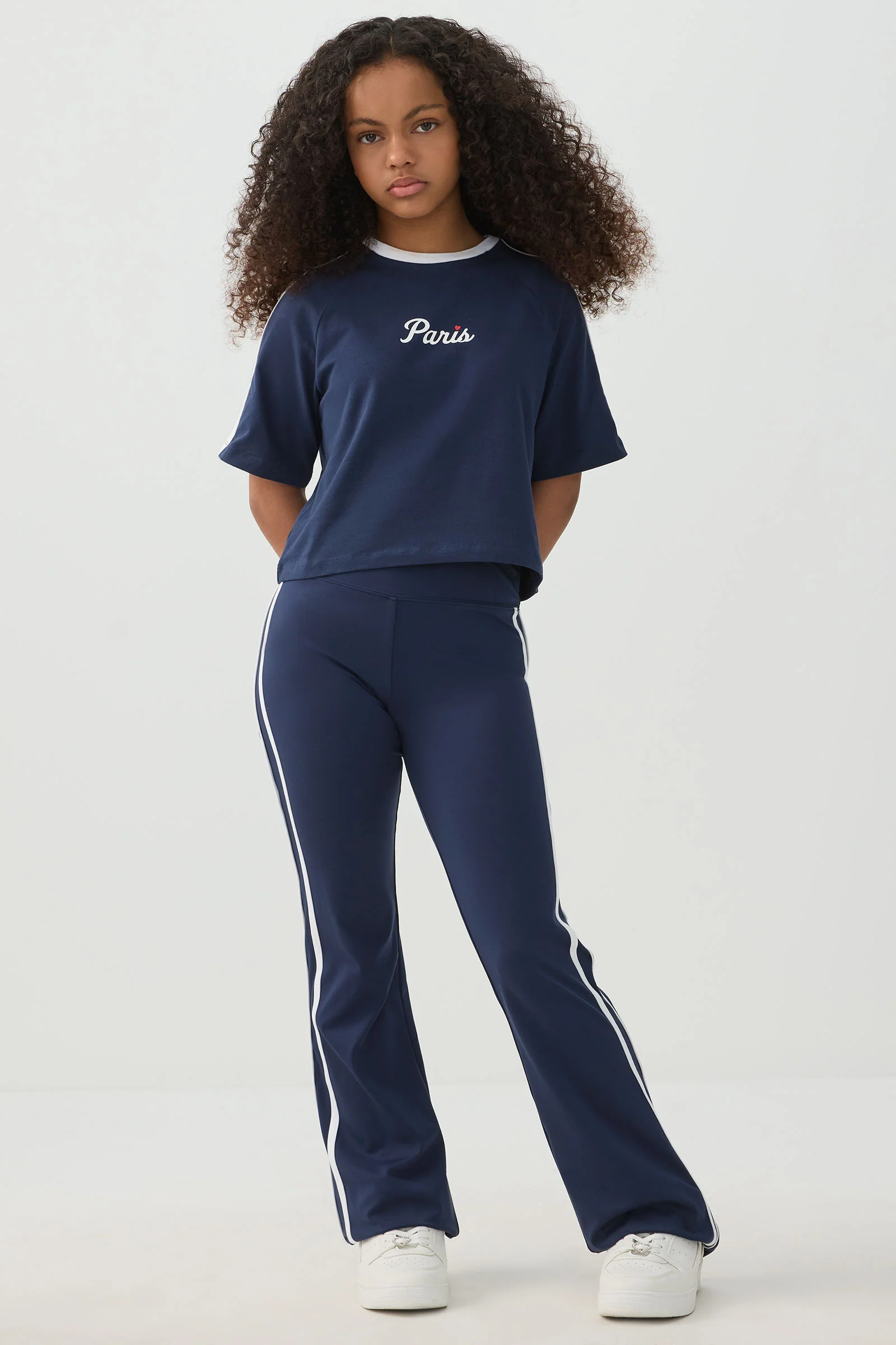 Contrast Stripe Boxy T-Shirt - Image 3