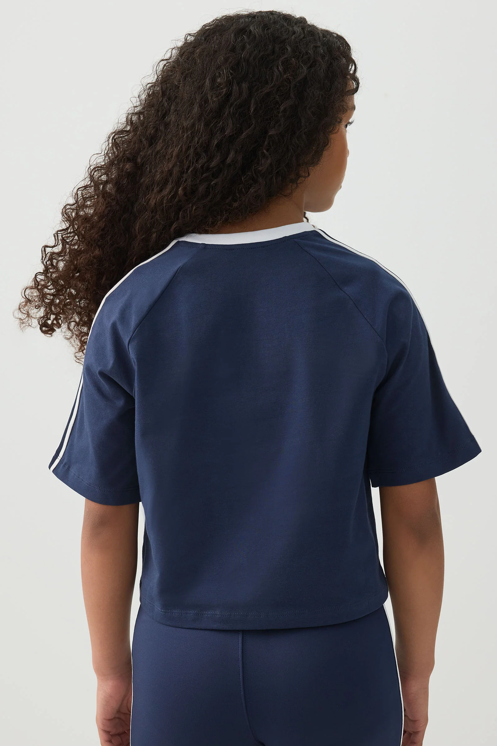 Contrast Stripe Boxy T-Shirt - Image 4