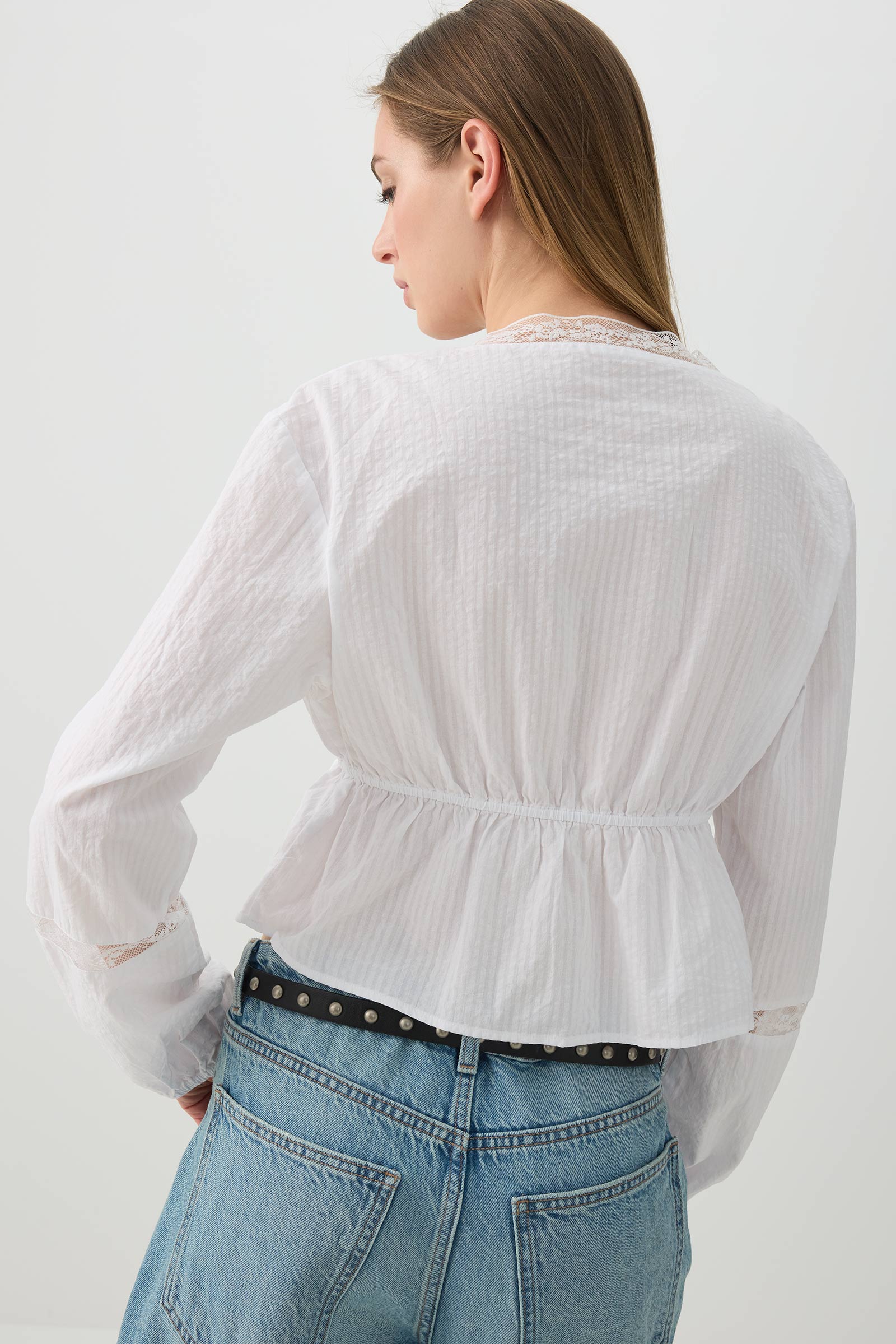 Cotton Crop Front Tie Top - Image 5