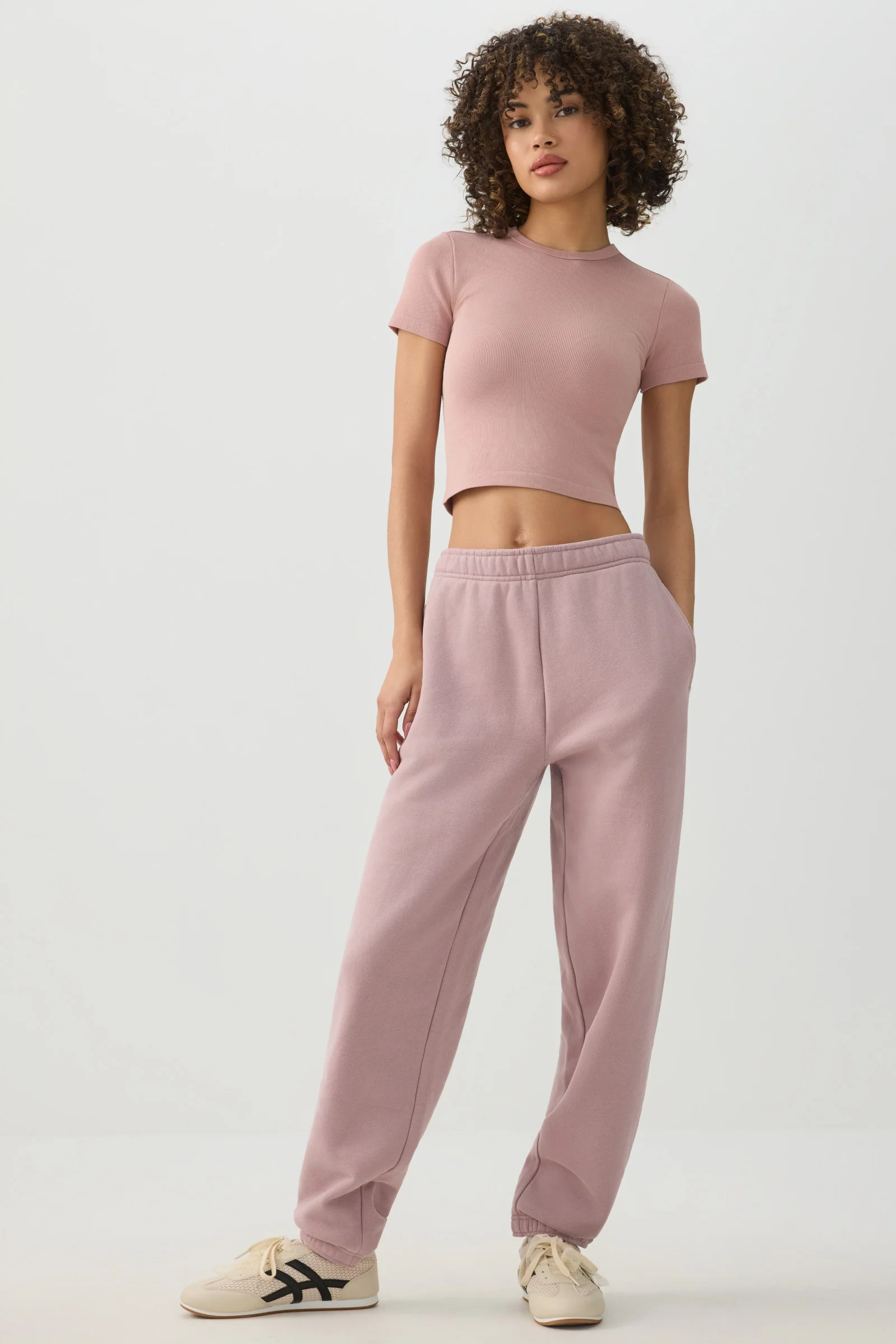 Crop Seamless Crew Neck T-Shirt - Image 3