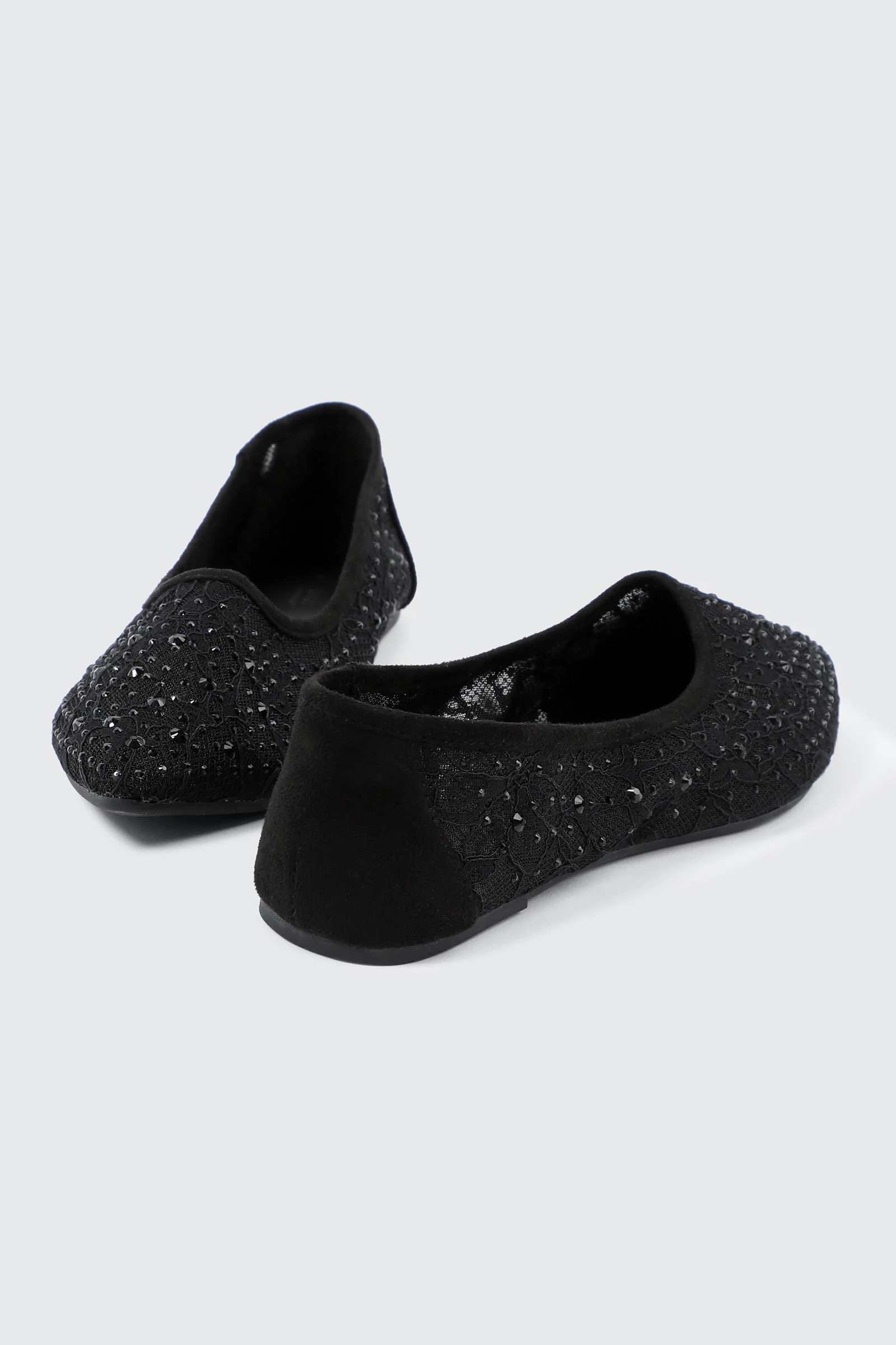Embellished Lace Flats - Image 3