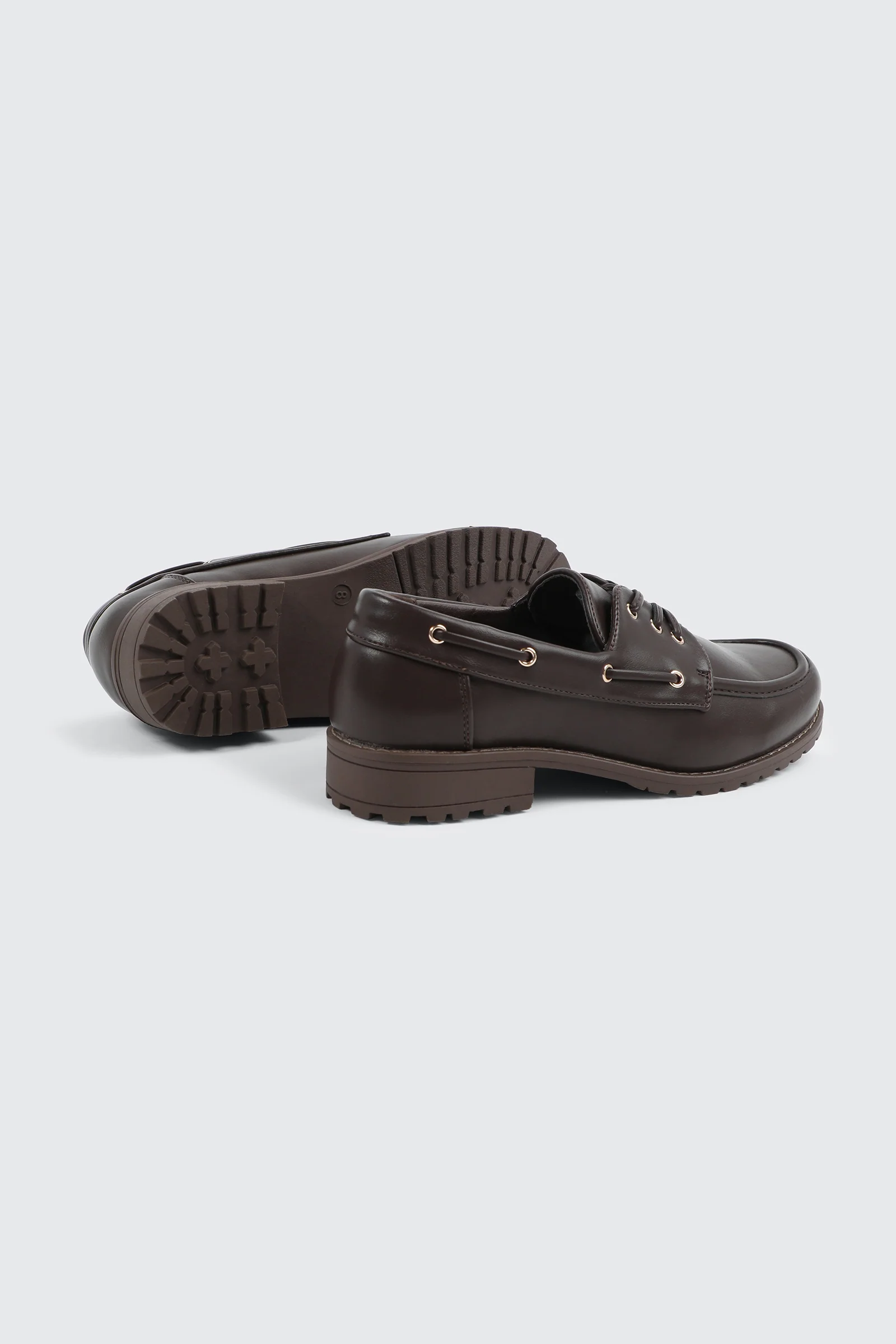 Faux Leather Boat Shoes - Image 3