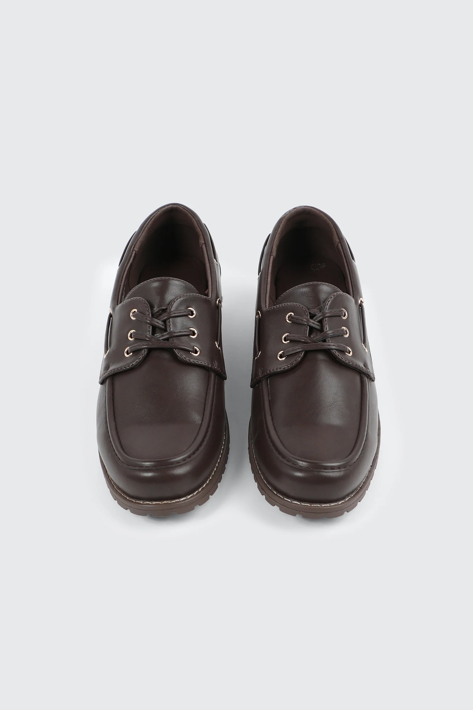 Faux Leather Boat Shoes - Image 4
