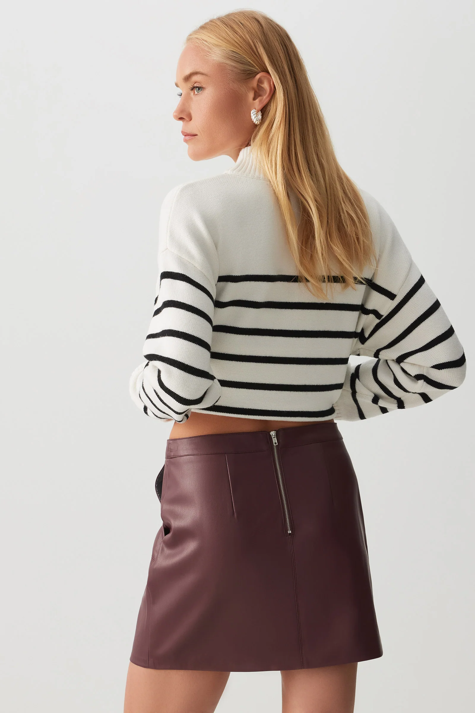 Faux Leather Micro Skirt - Image 4