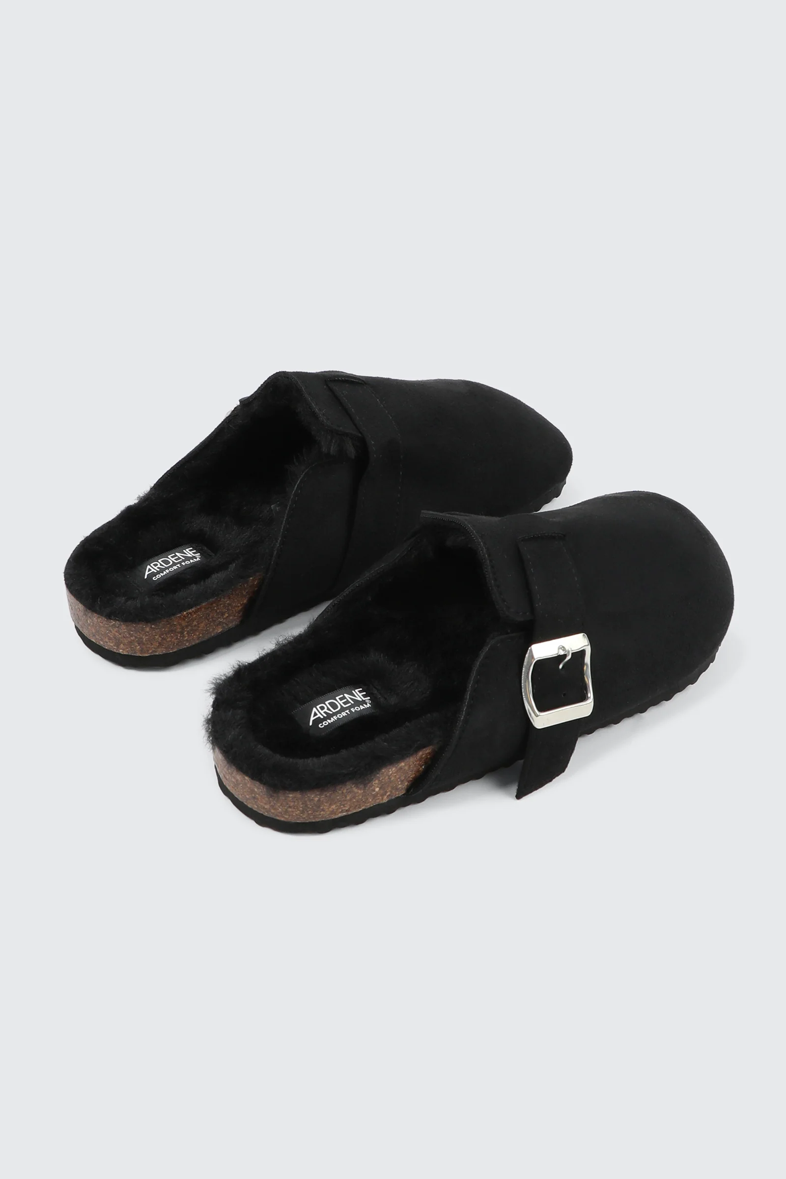 Faux Suede Clogs - Image 3