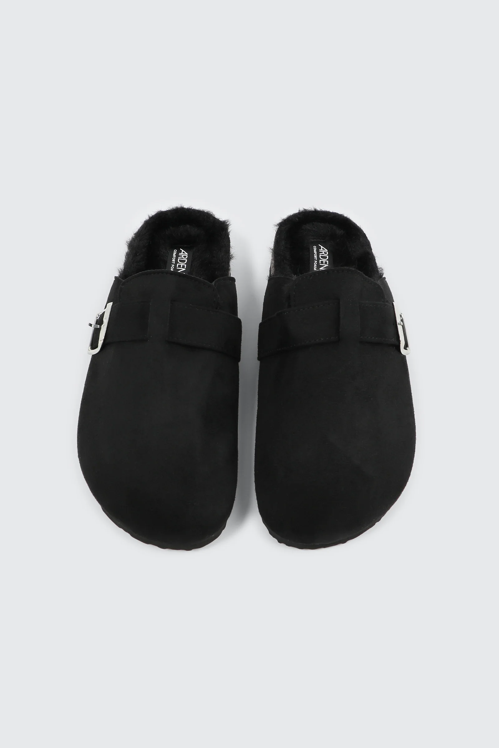 Faux Suede Clogs - Image 4