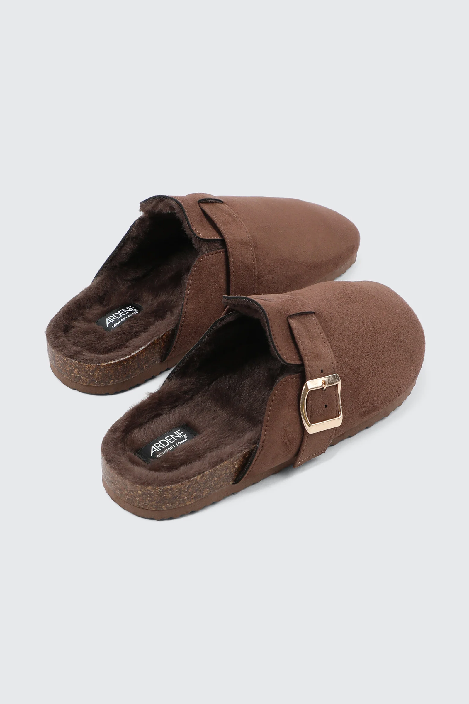 Faux Suede Clogs - Image 3