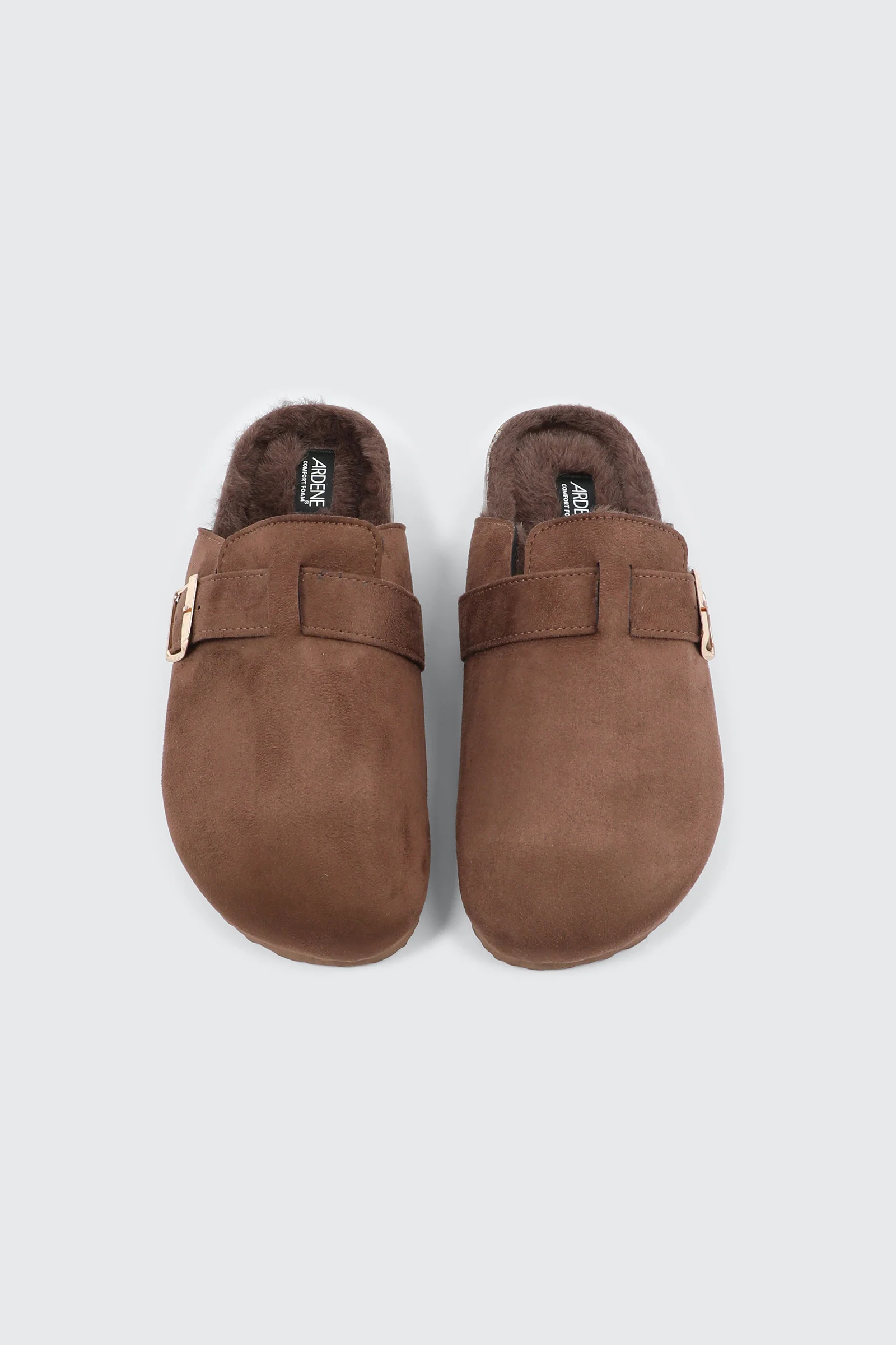 Faux Suede Clogs - Image 4