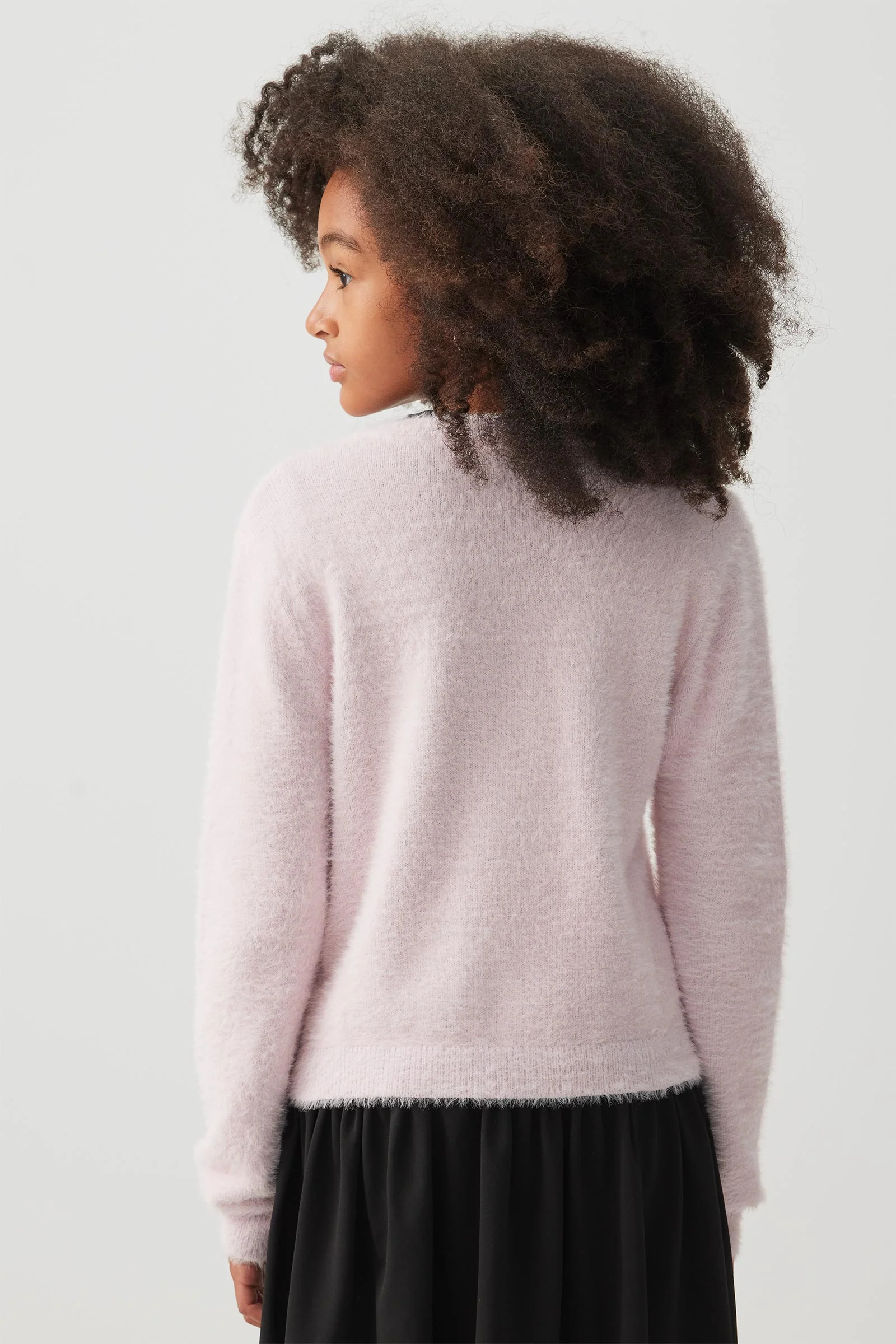 Fuzzy Knit Cardigan - Image 5