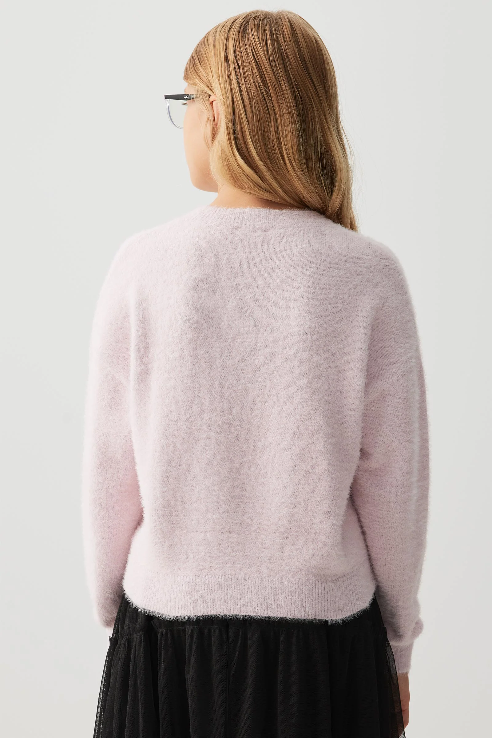 Fuzzy Knit Sweater - Image 5