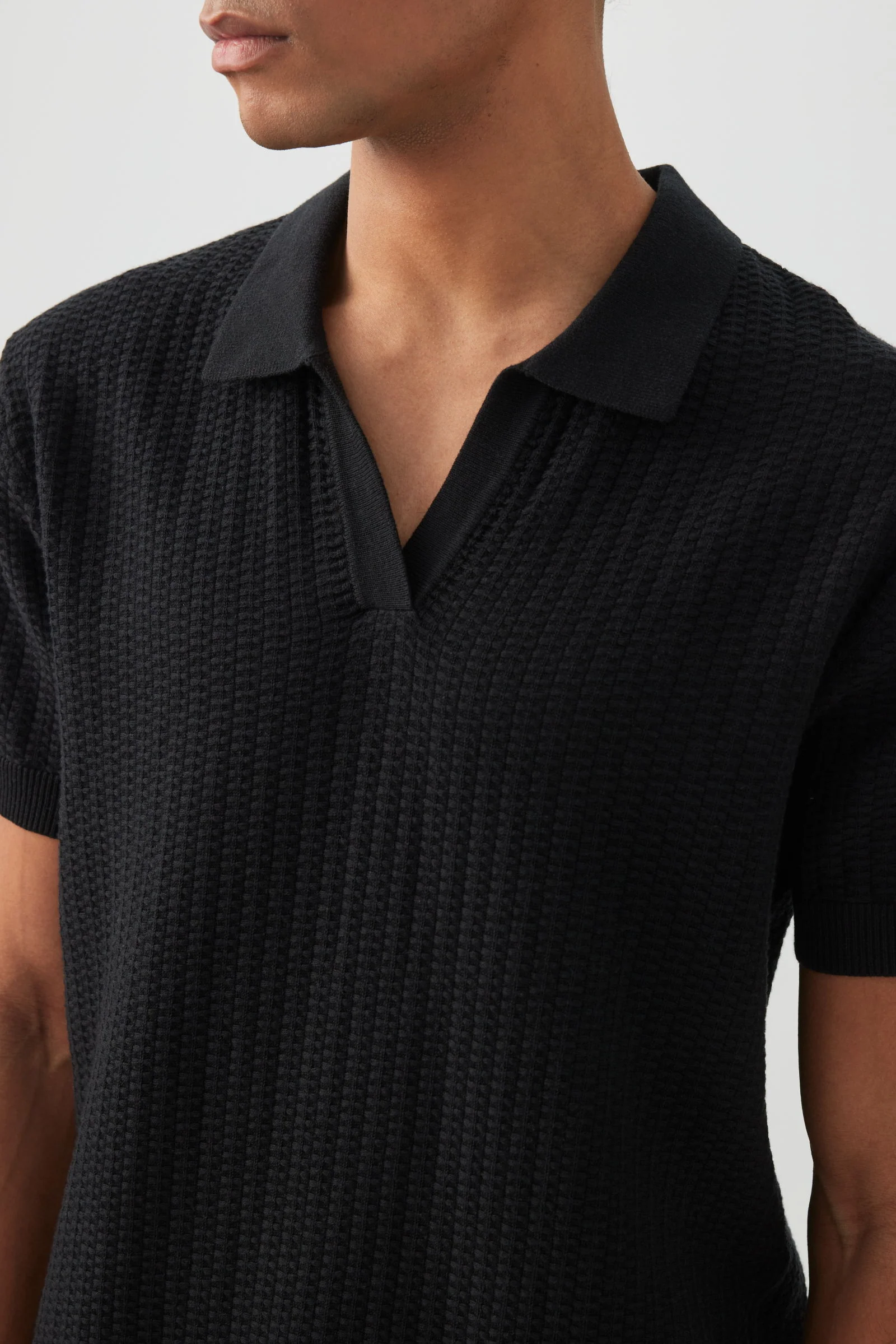 Knitted Polo Shirt - Image 3