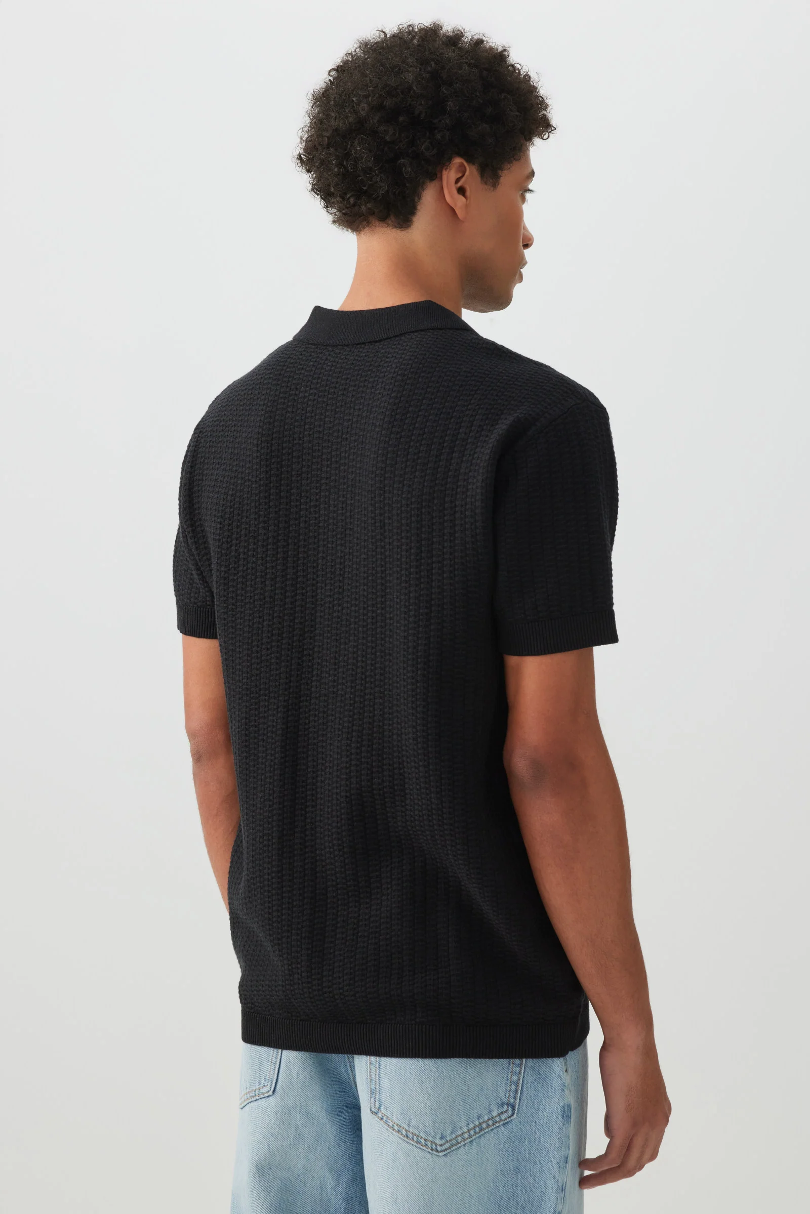 Knitted Polo Shirt - Image 4