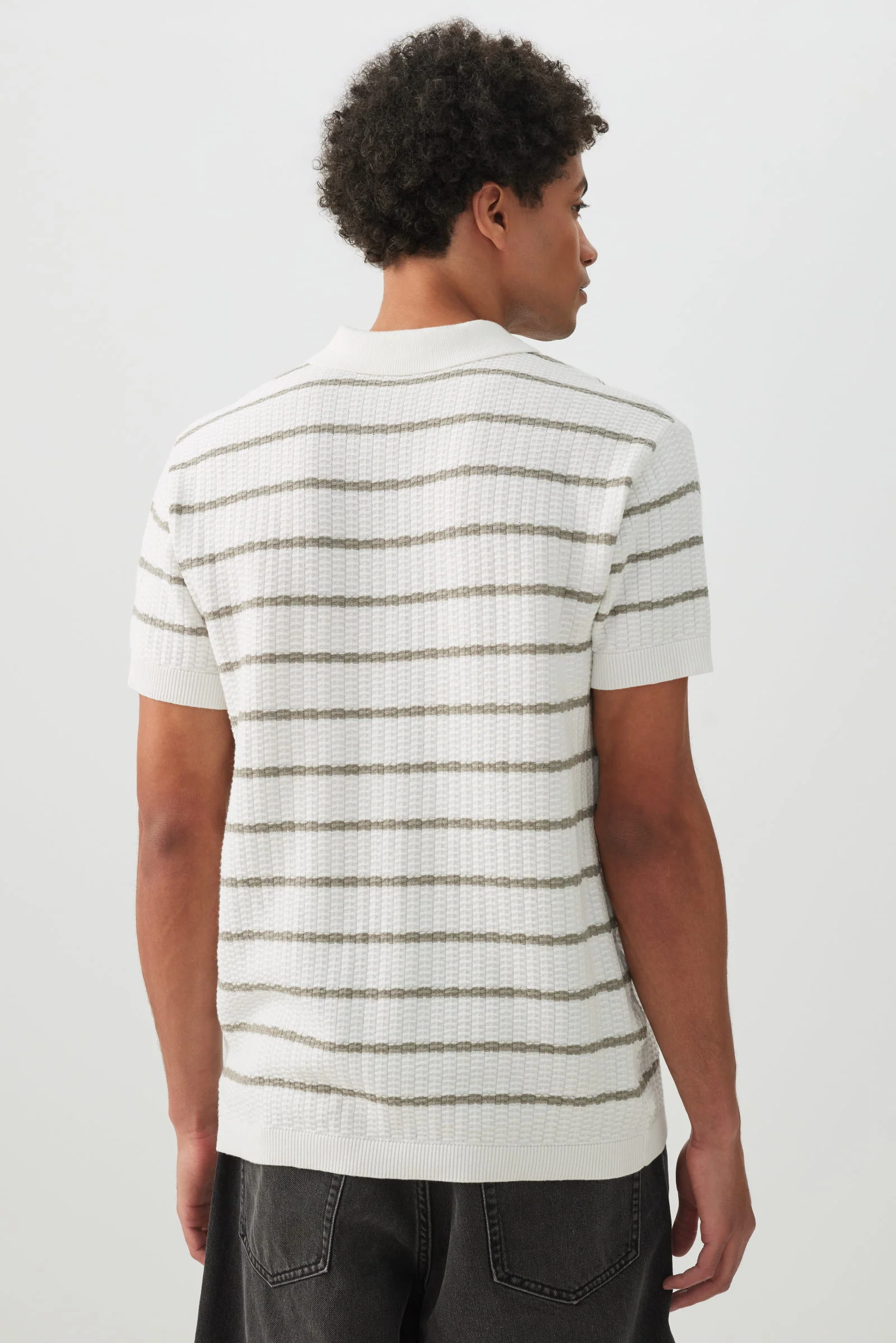 Knitted Polo Shirt - Image 4