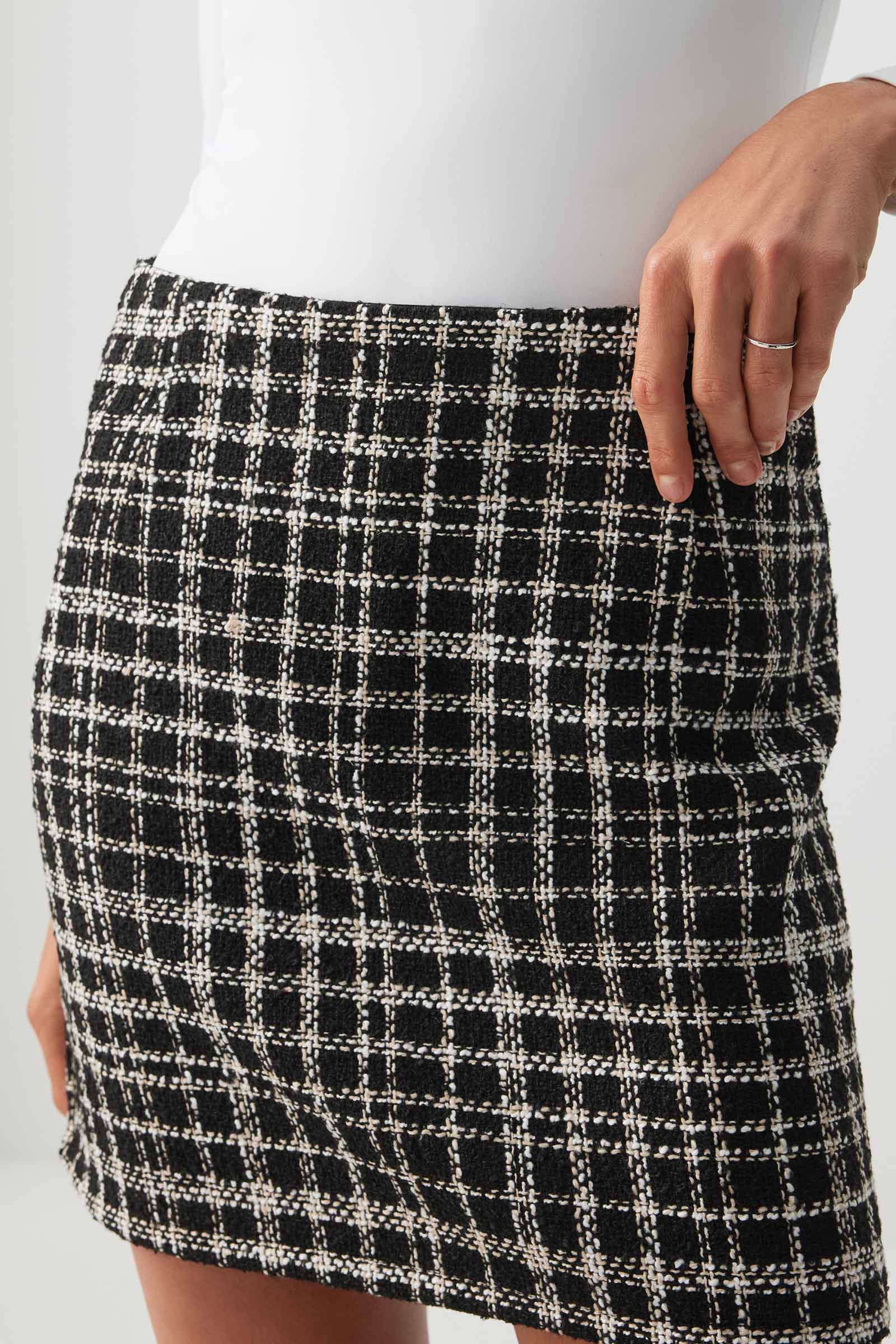 Mini Tweed Skirt - Image 3