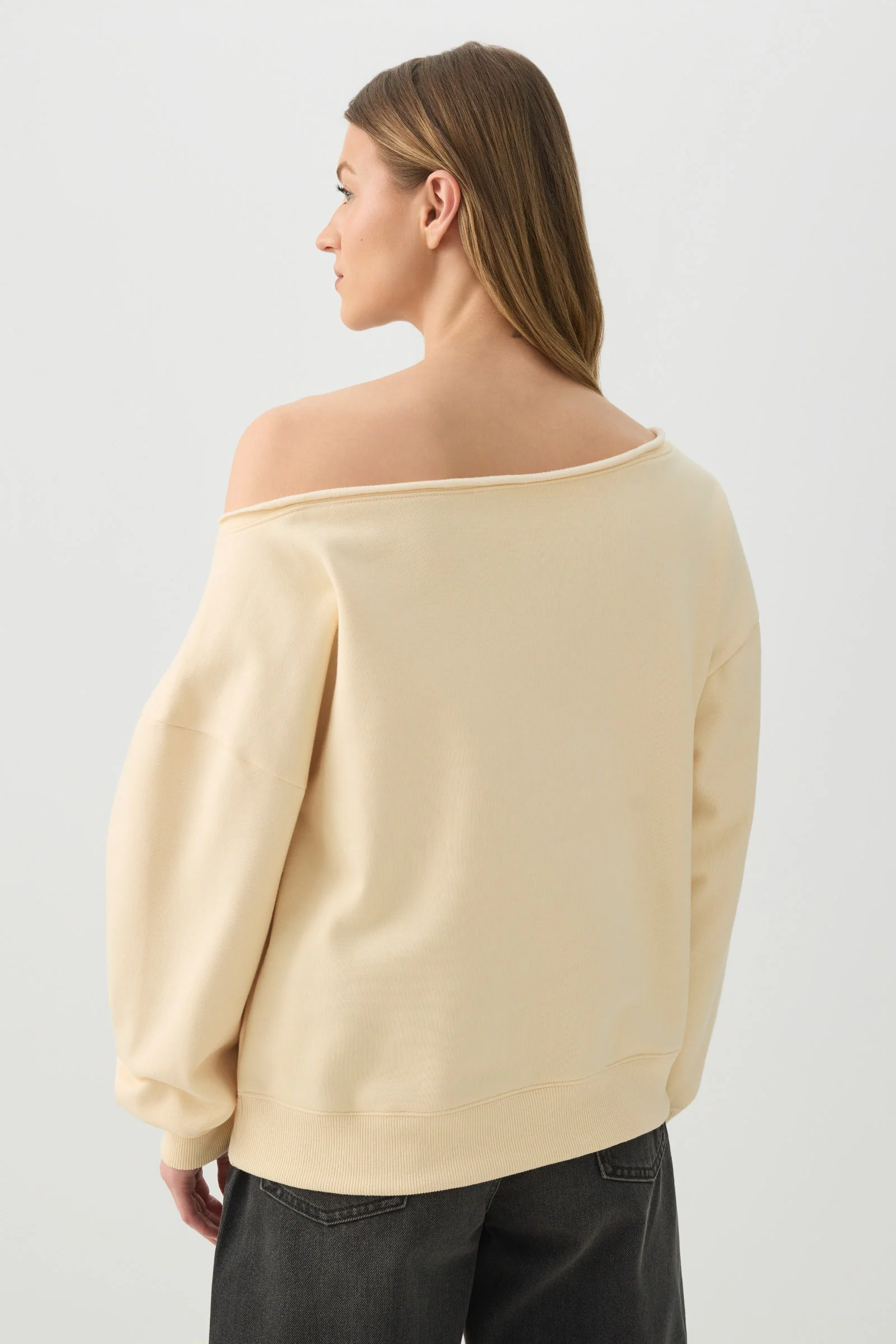 Off Shoulder Sweatshirt - Image 4