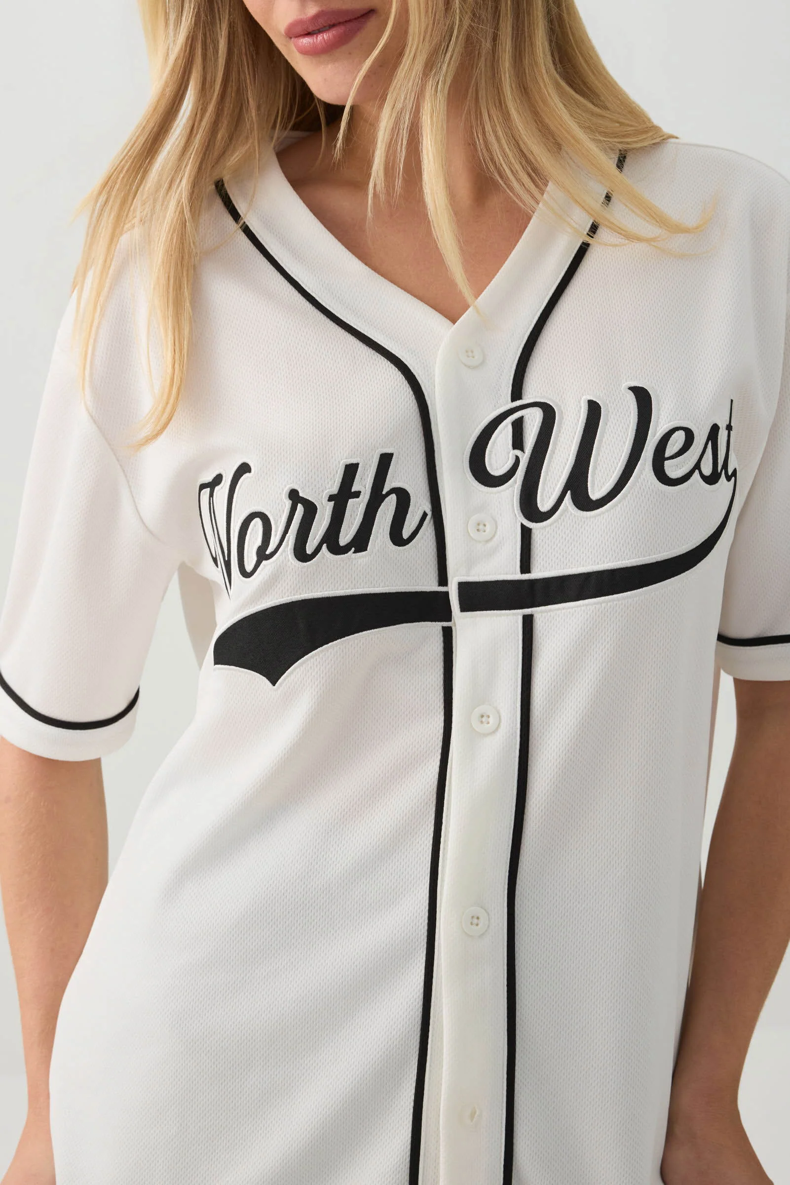 Oversized Mesh Football Shirt - Image 3