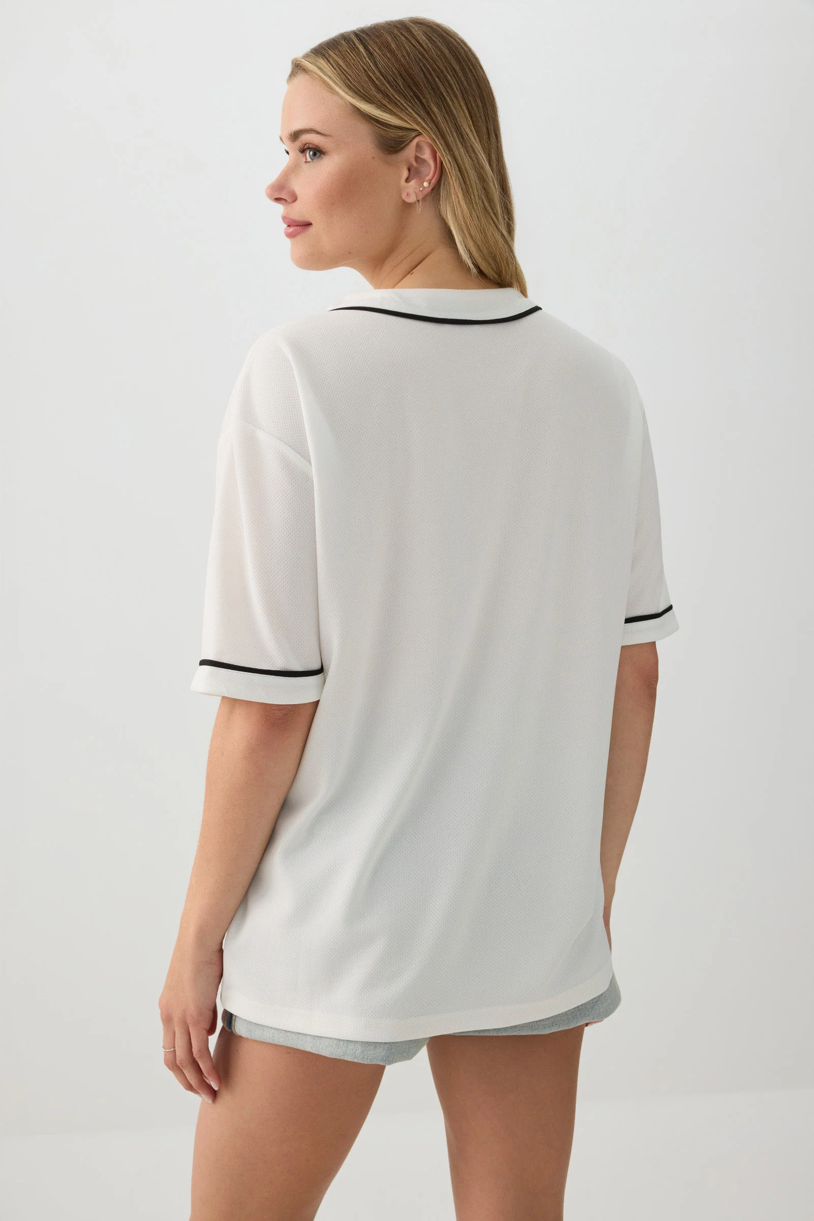 Oversized Mesh Football Shirt - Image 4