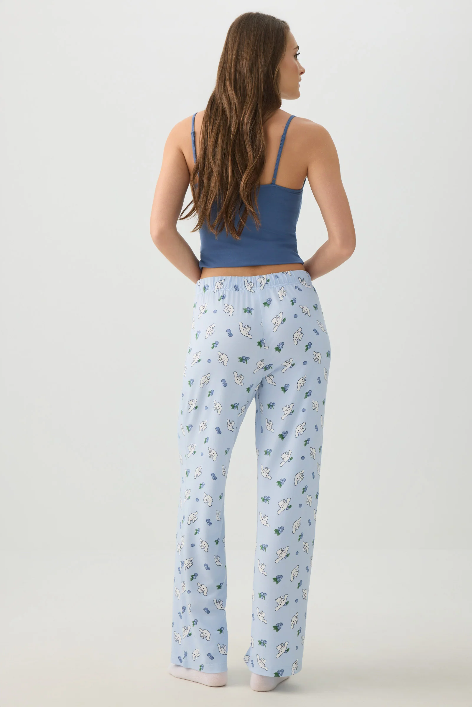 Printed Straight Leg PJ Pants - Image 4