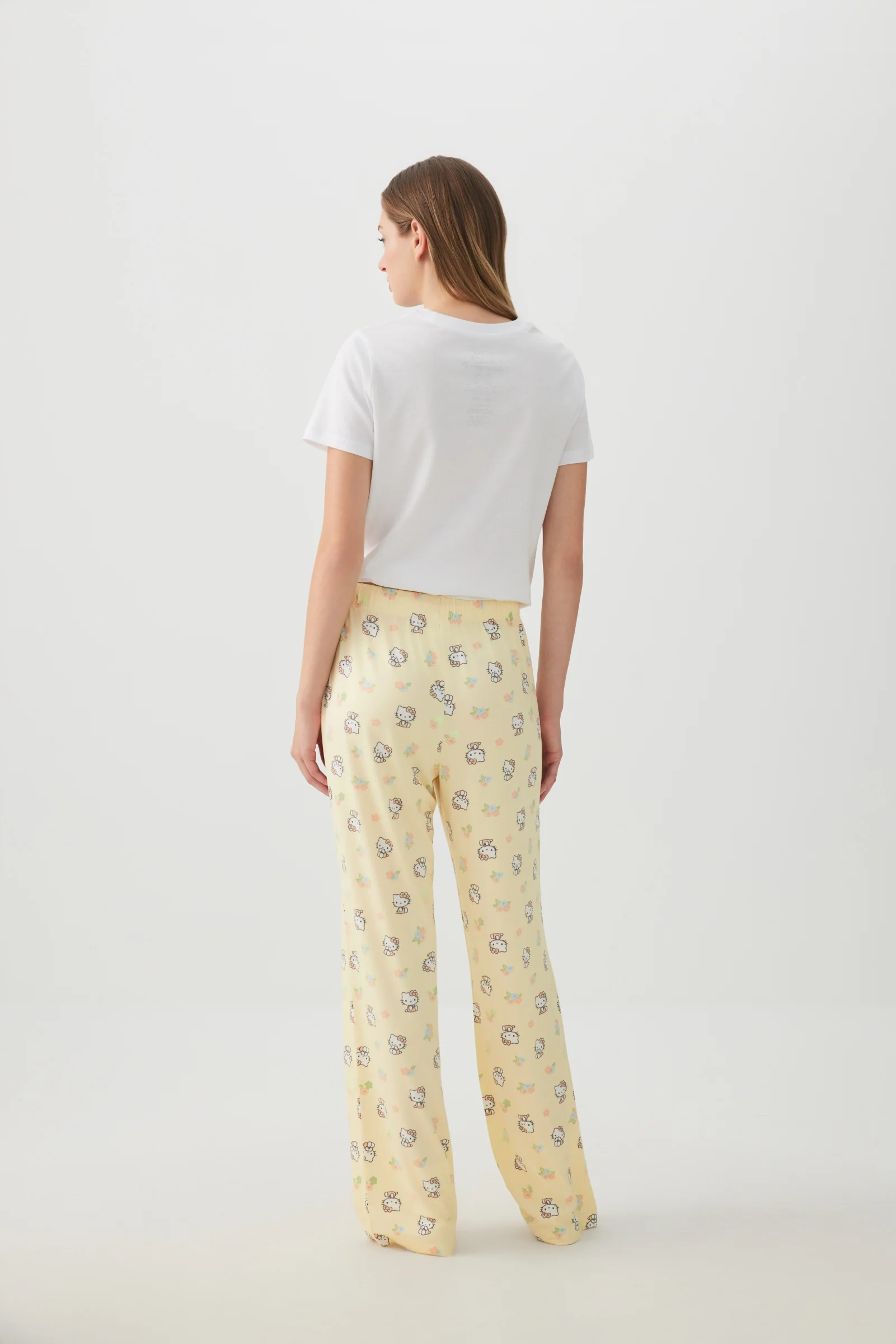 Printed Straight Leg PJ Pants - Image 4