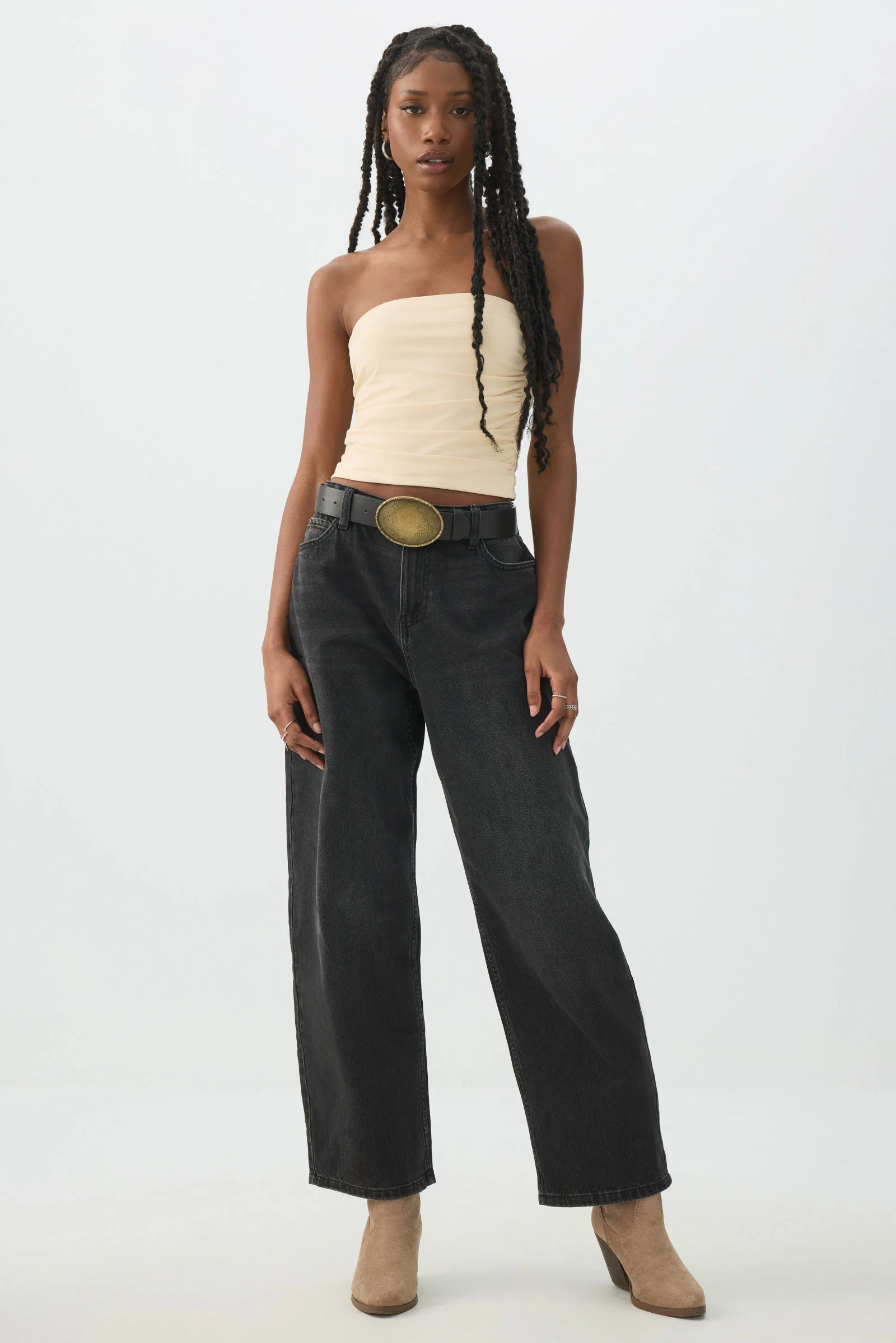 Ruched Tube Top - Image 3