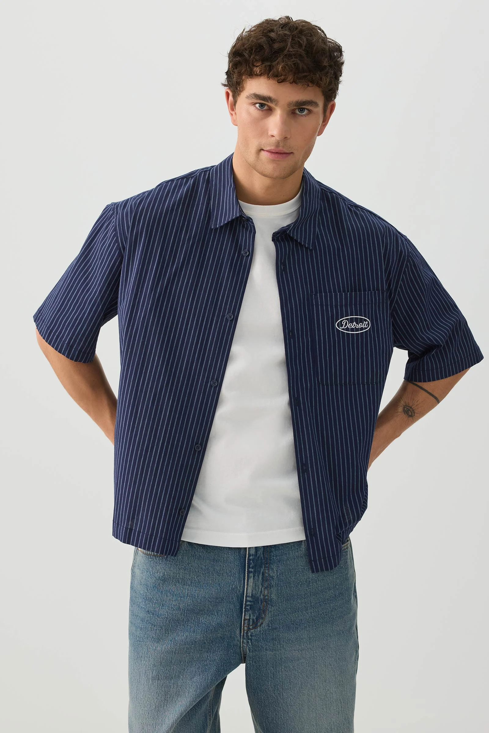 Striped Short Sleeve Shirt - Image 3