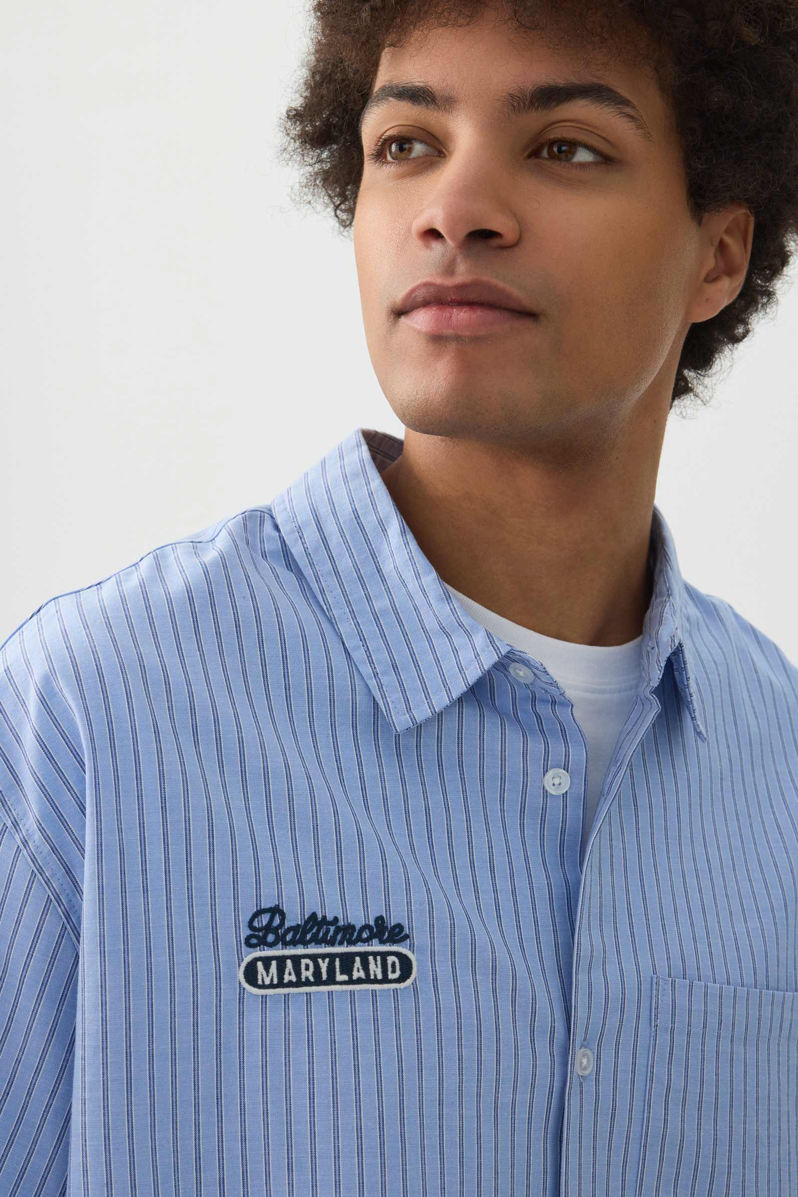 Striped Short Sleeve Shirt - Image 3