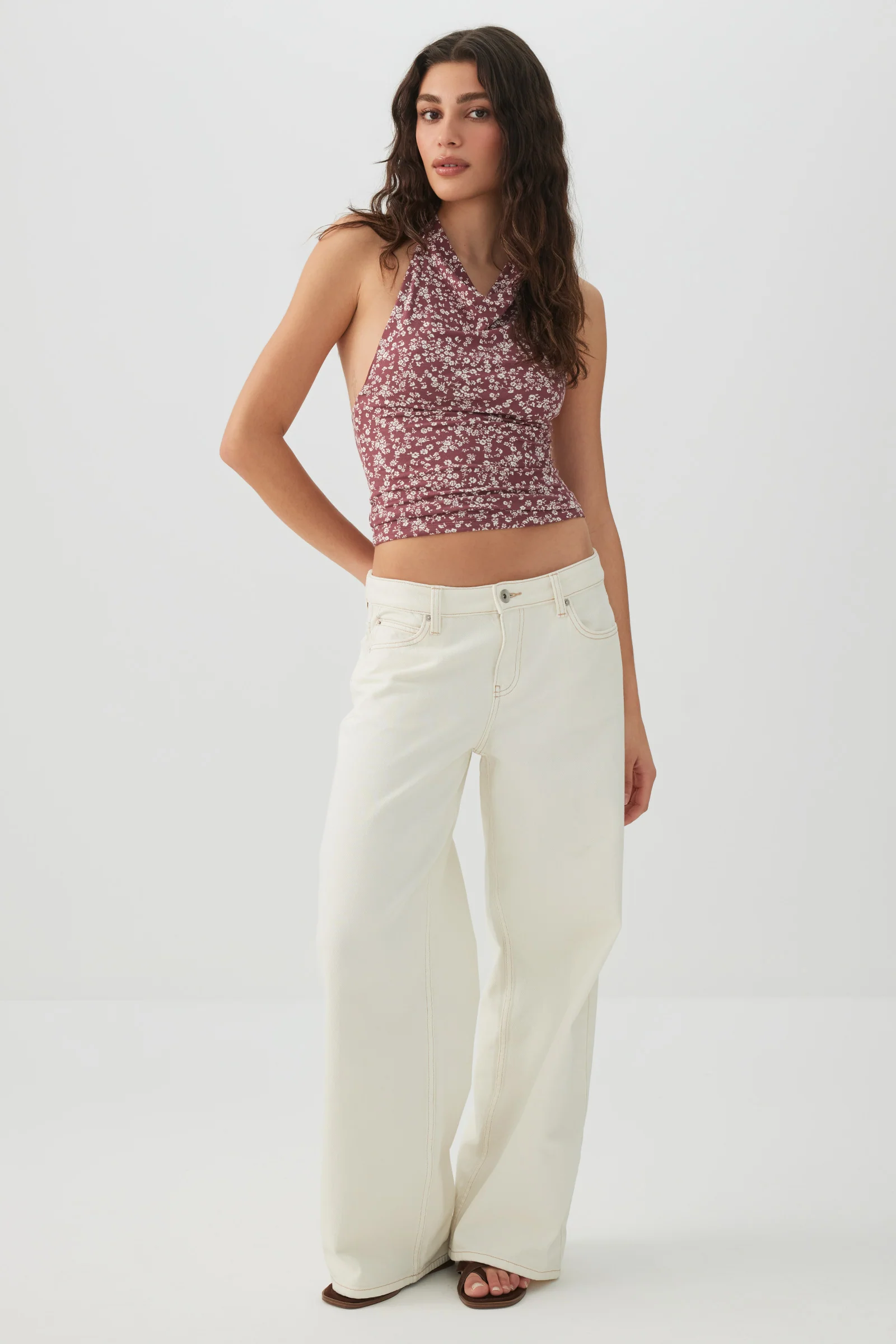 Super Soft Cowl Neck Tank Top - Image 3