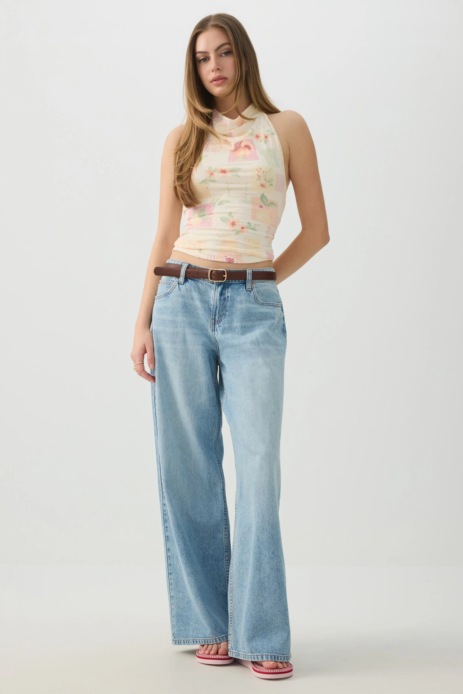 Super Soft Cowl Neck Tank Top - Image 3