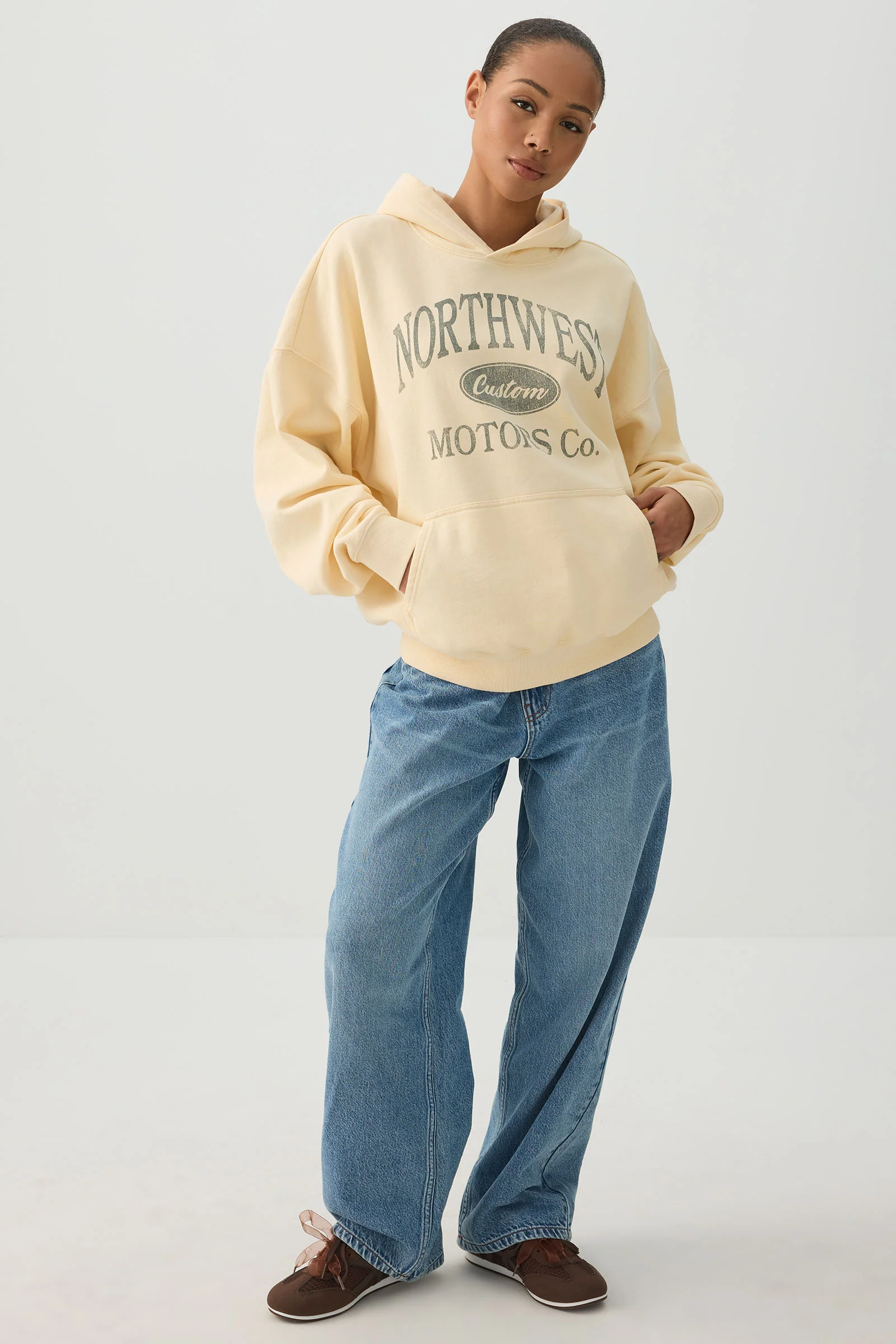 Washed Graphic Hoodie - Image 3